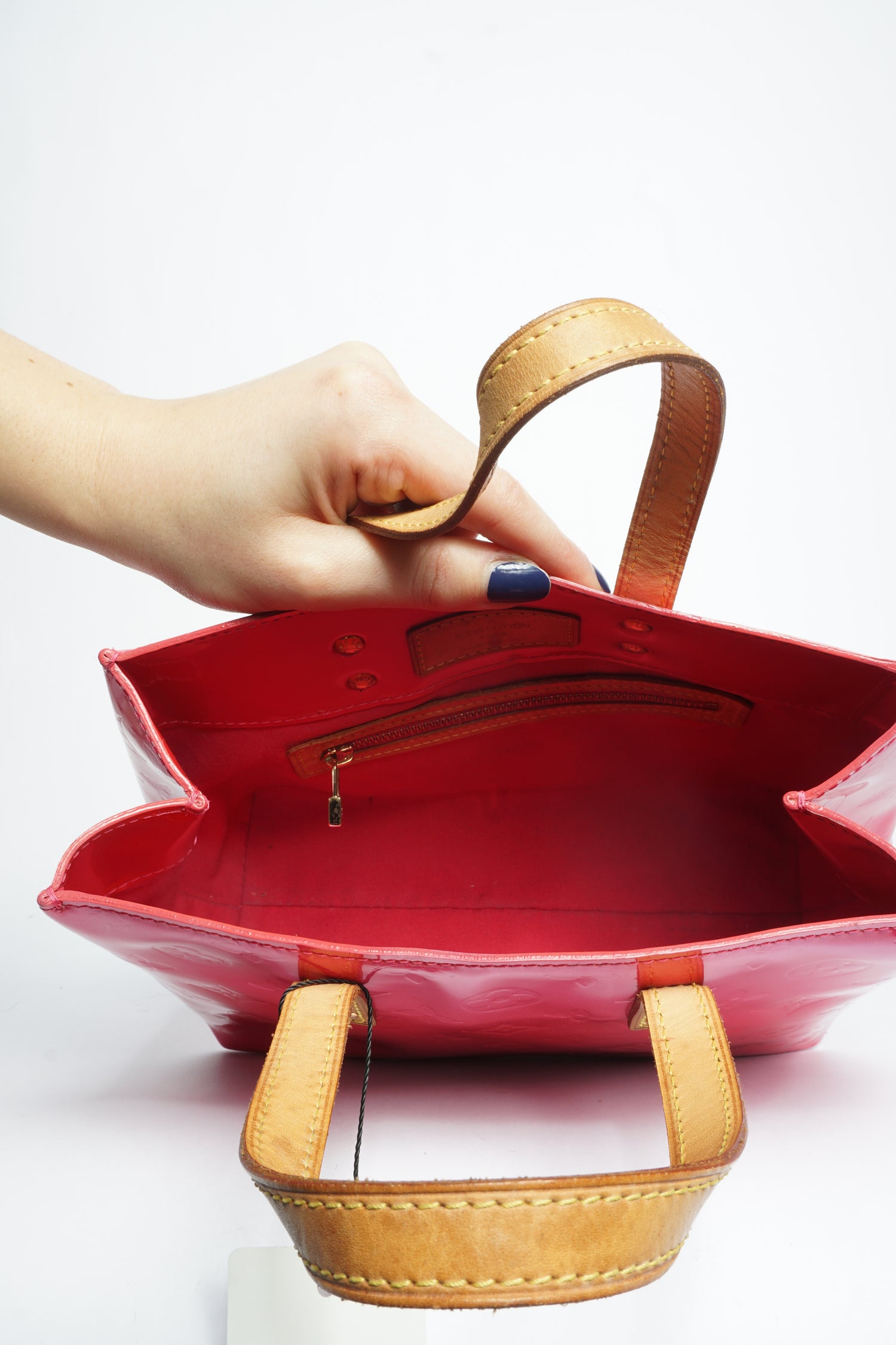 Louis Vuitton Pink Monogram Vernis Tote Bag