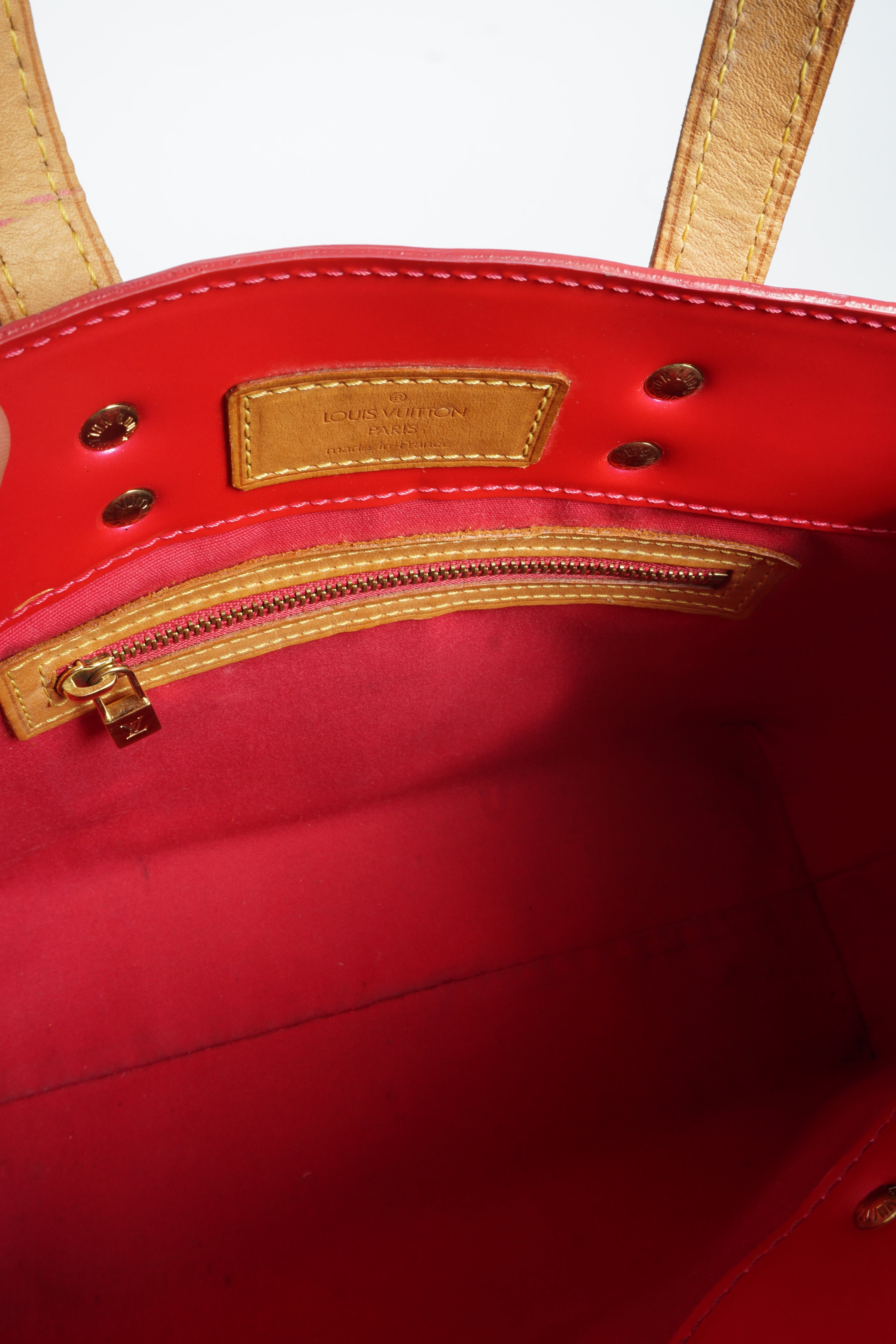 Louis Vuitton Pink Monogram Vernis Tote Bag