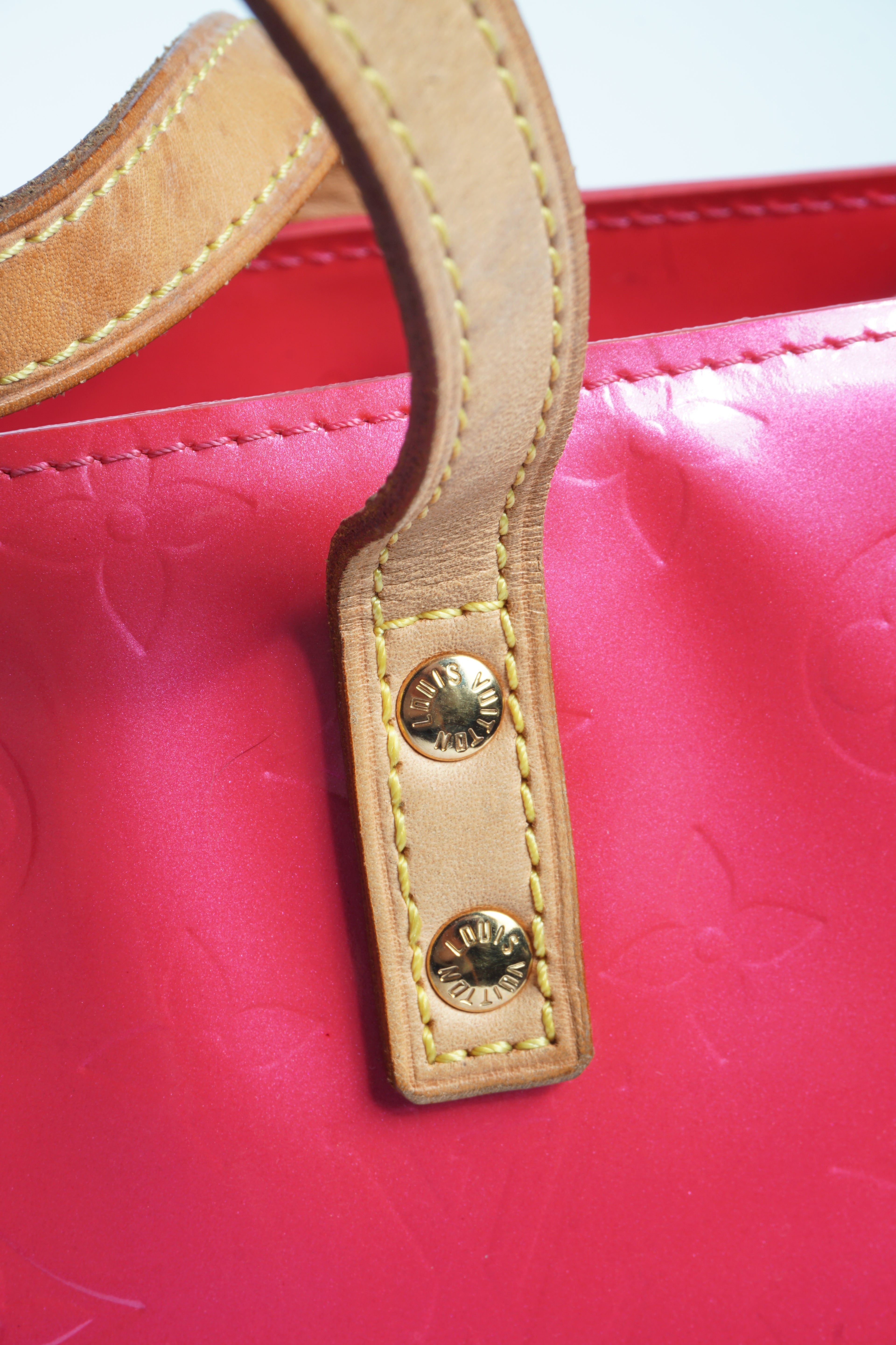 Louis Vuitton Pink Monogram Vernis Tote Bag