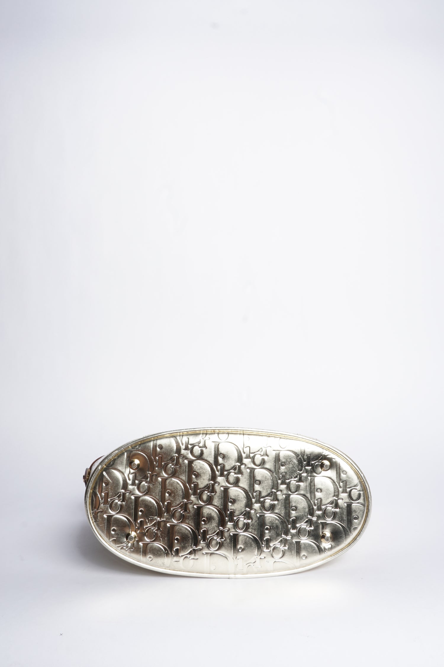 Dior Monogram Gold Metallic Bag