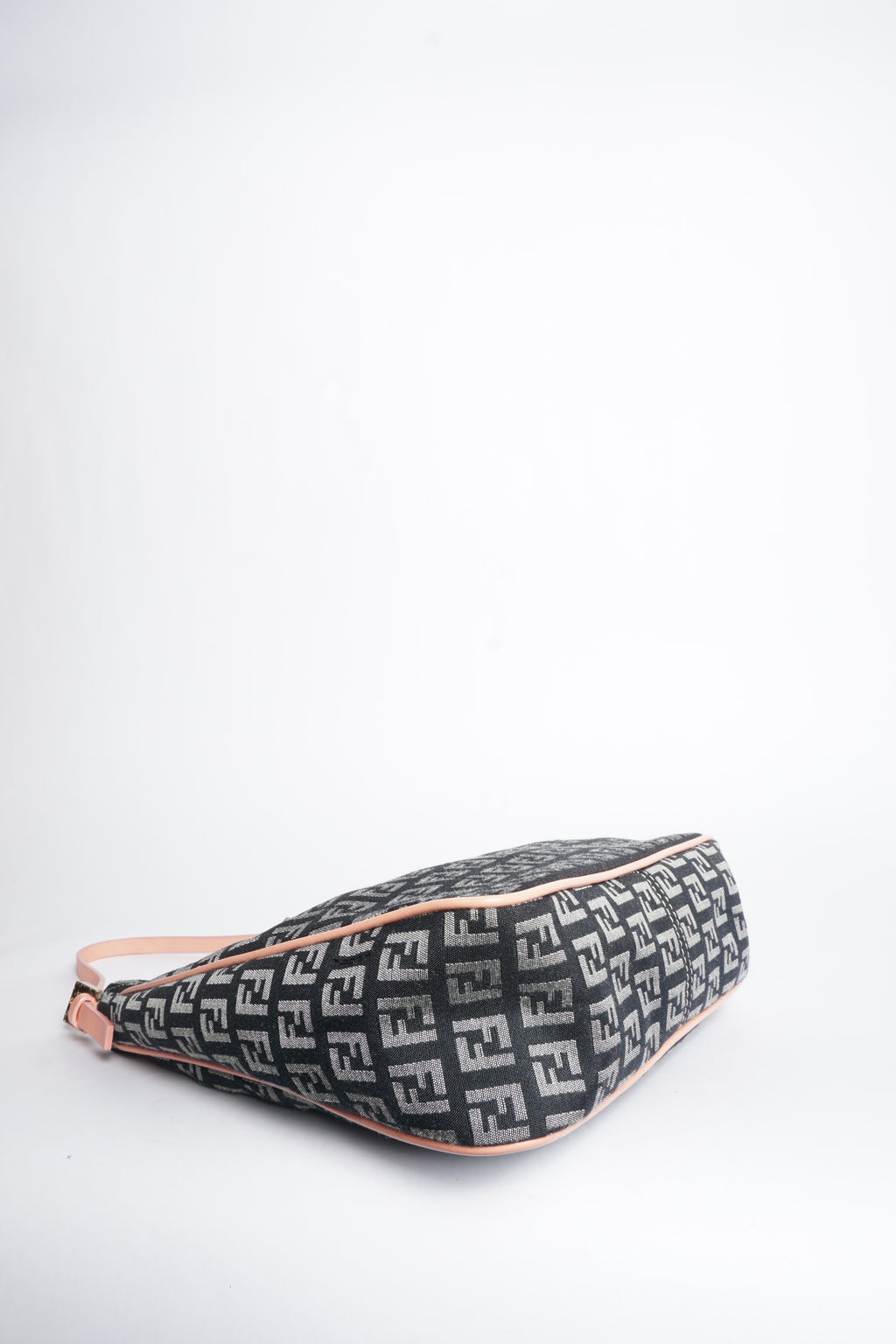 Fendi Navy/Pink Zucca Hobo Bag