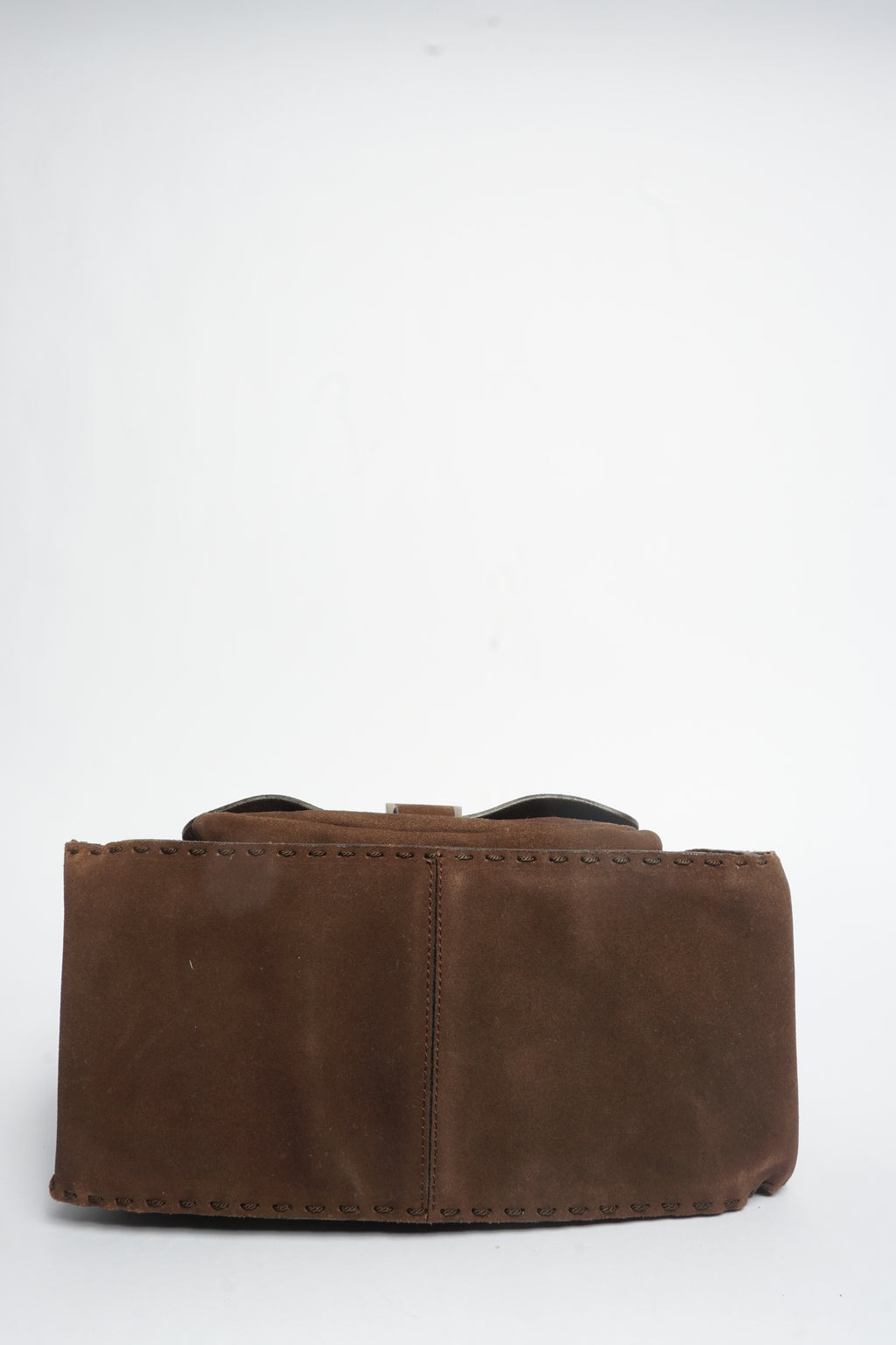 Prada Brown Suede Chain Crossbody Bag