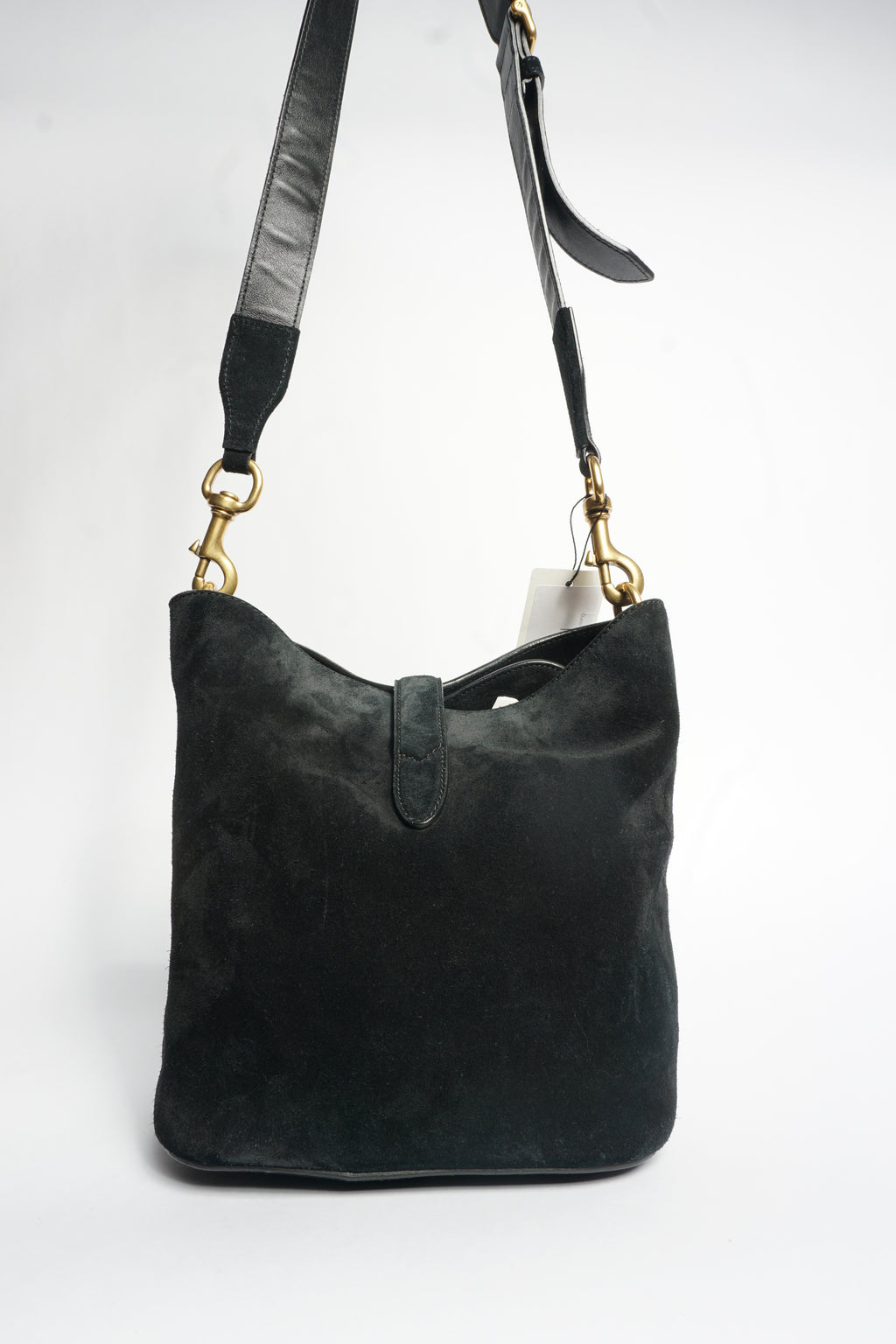 Gucci Black Suede Shoulder Bag