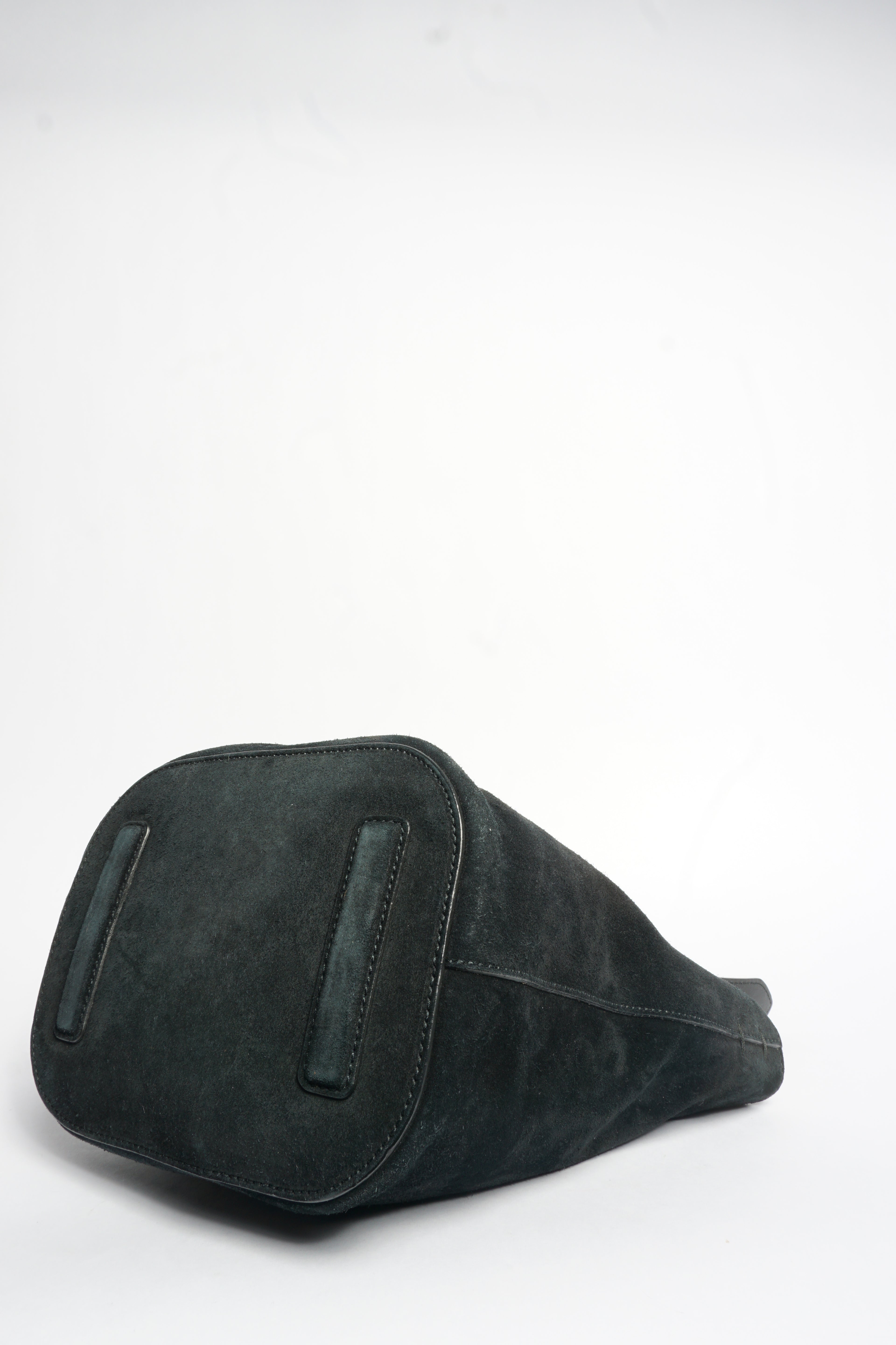 Gucci Black Suede Shoulder Bag