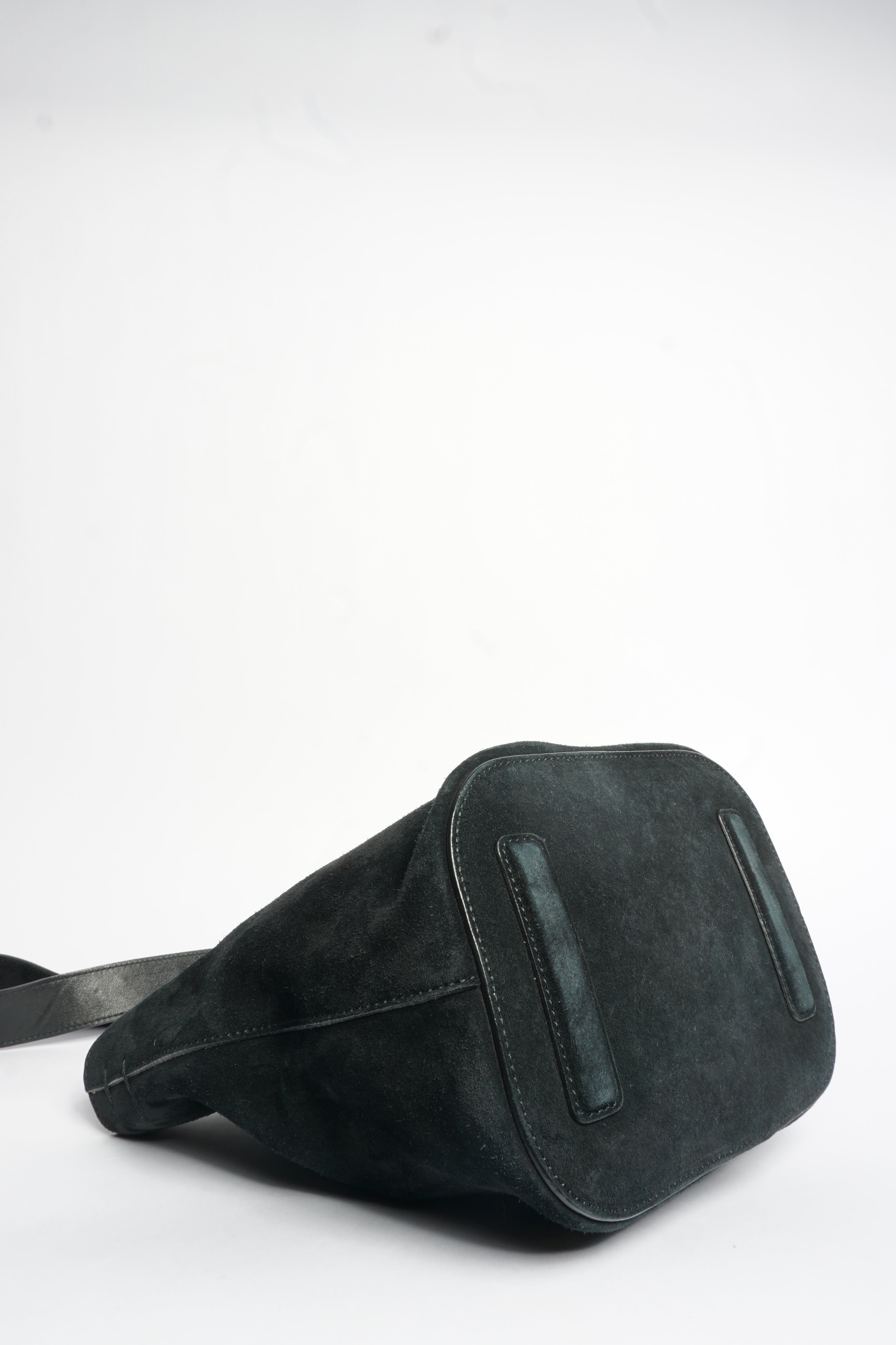 Gucci Black Suede Shoulder Bag