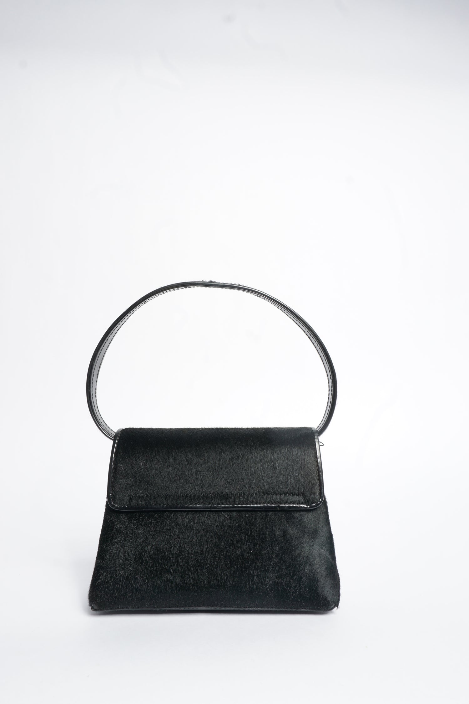 Gucci Black Pony Hair Crossbody Bag
