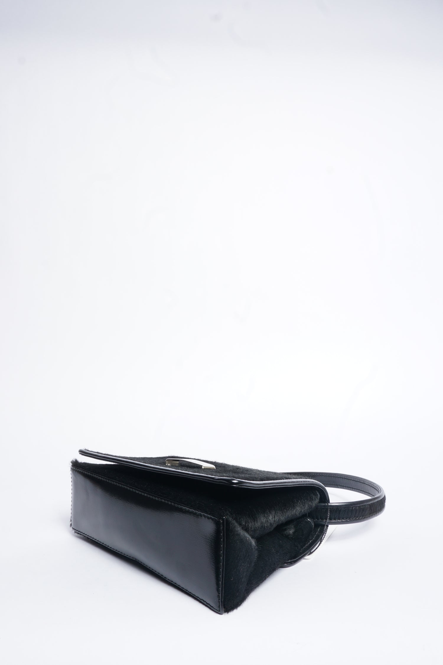 Gucci Black Pony Hair Crossbody Bag