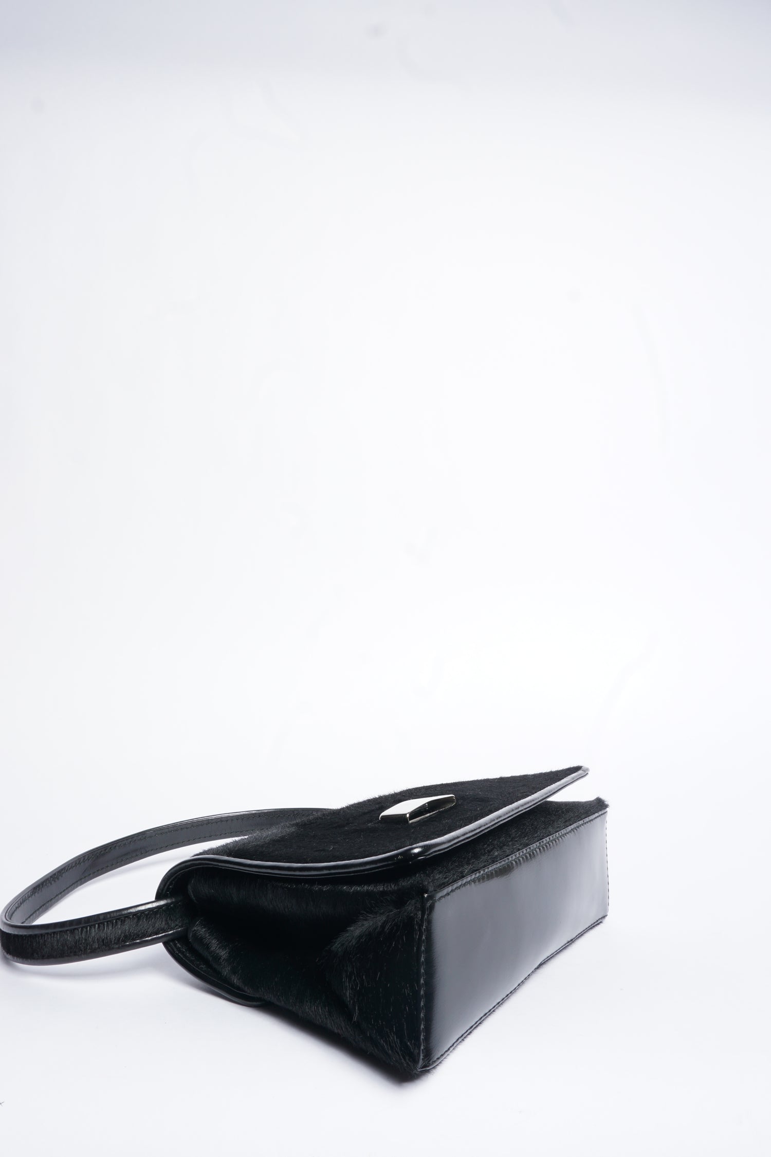 Gucci Black Pony Hair Crossbody Bag
