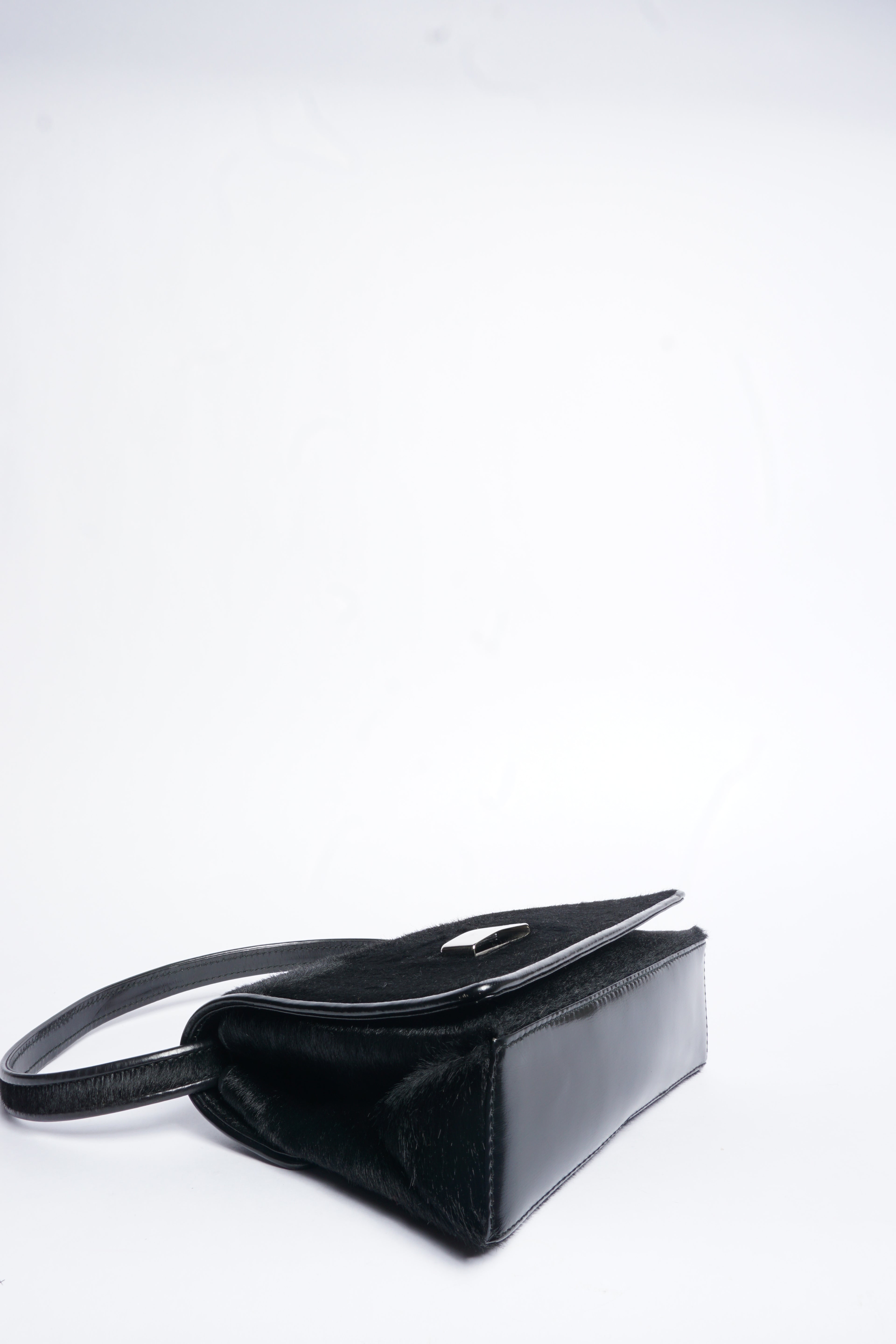 Gucci Black Pony Hair Crossbody Bag