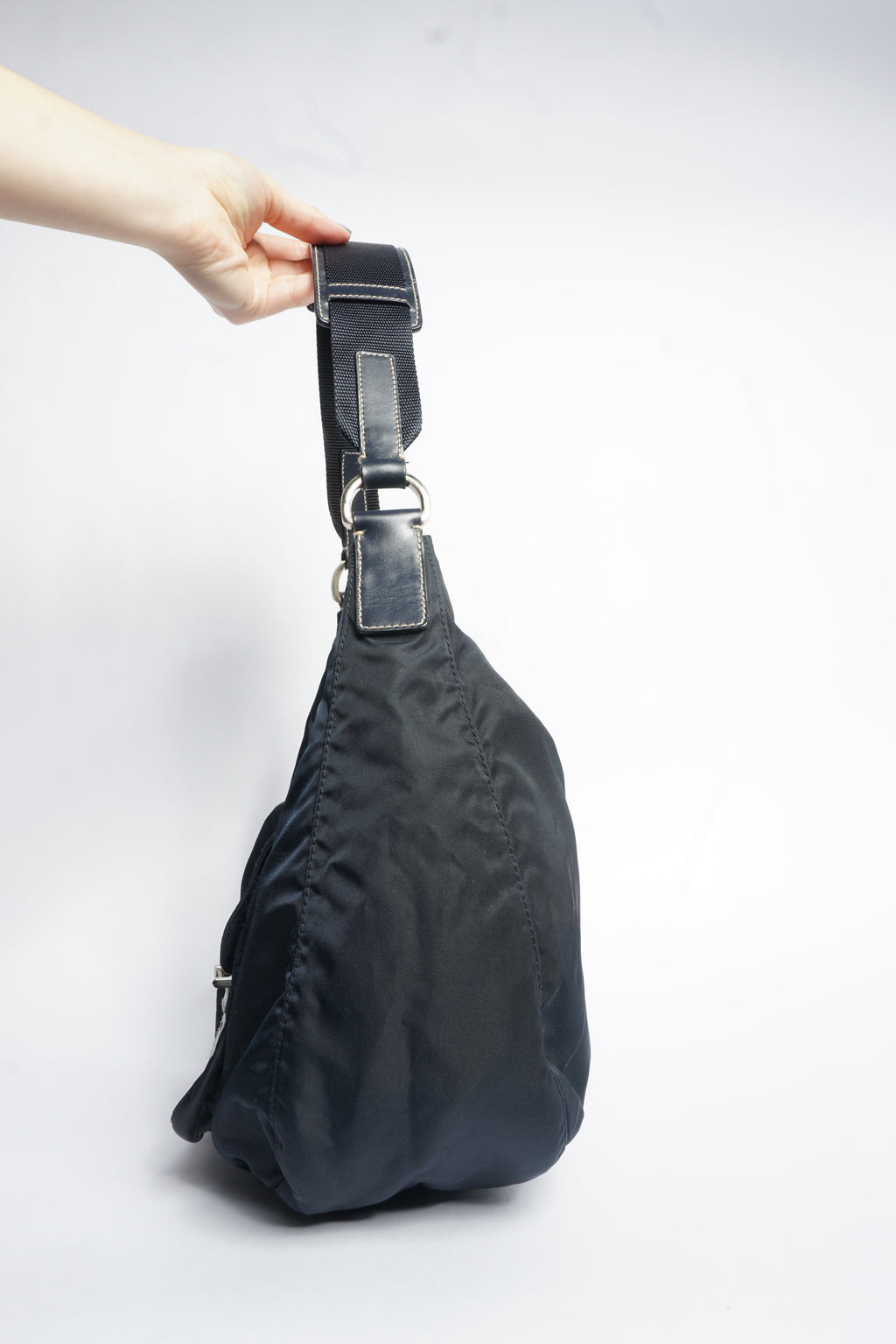 Prada Nylon Navy Shoulder Bag