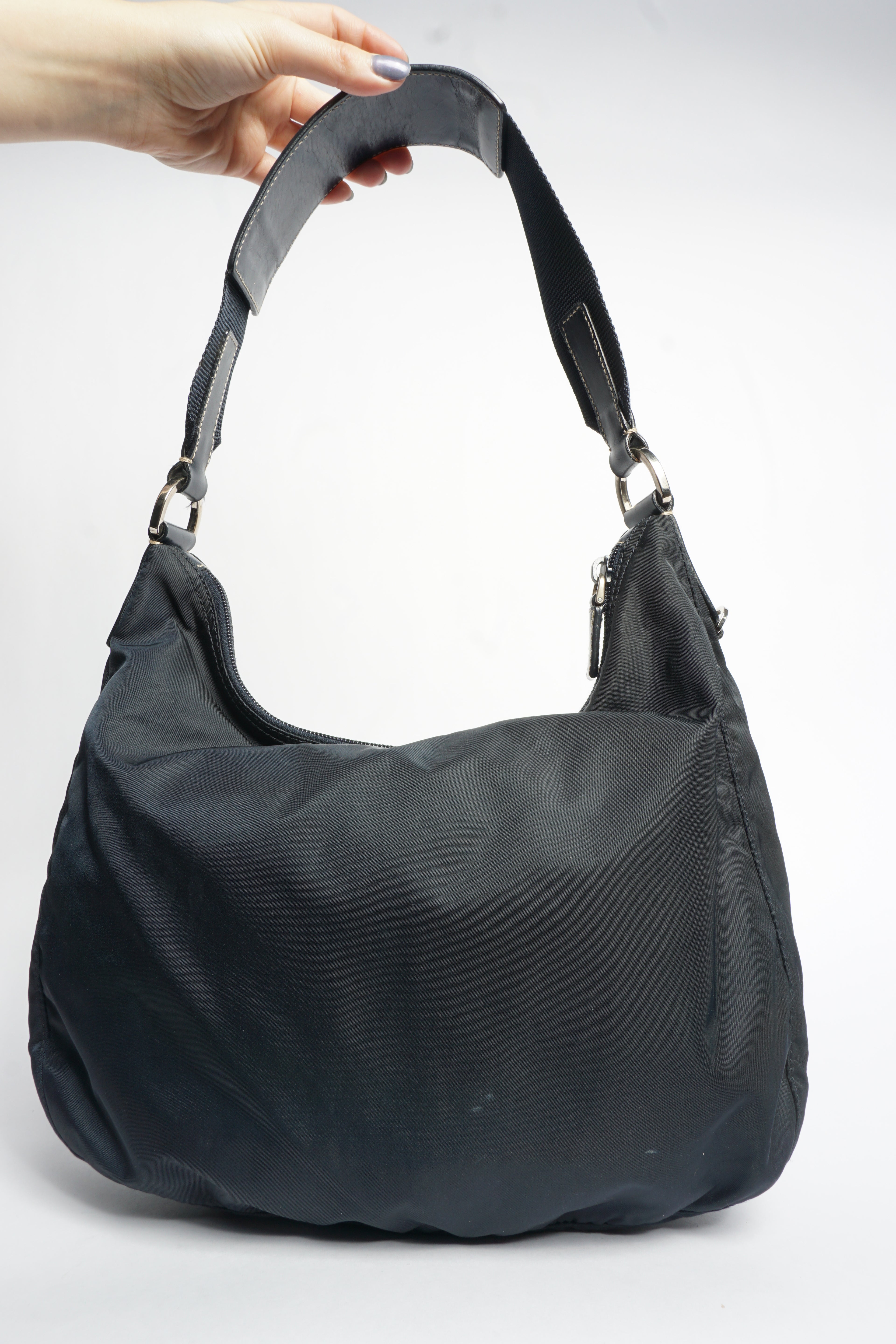 Prada Nylon Navy Shoulder Bag