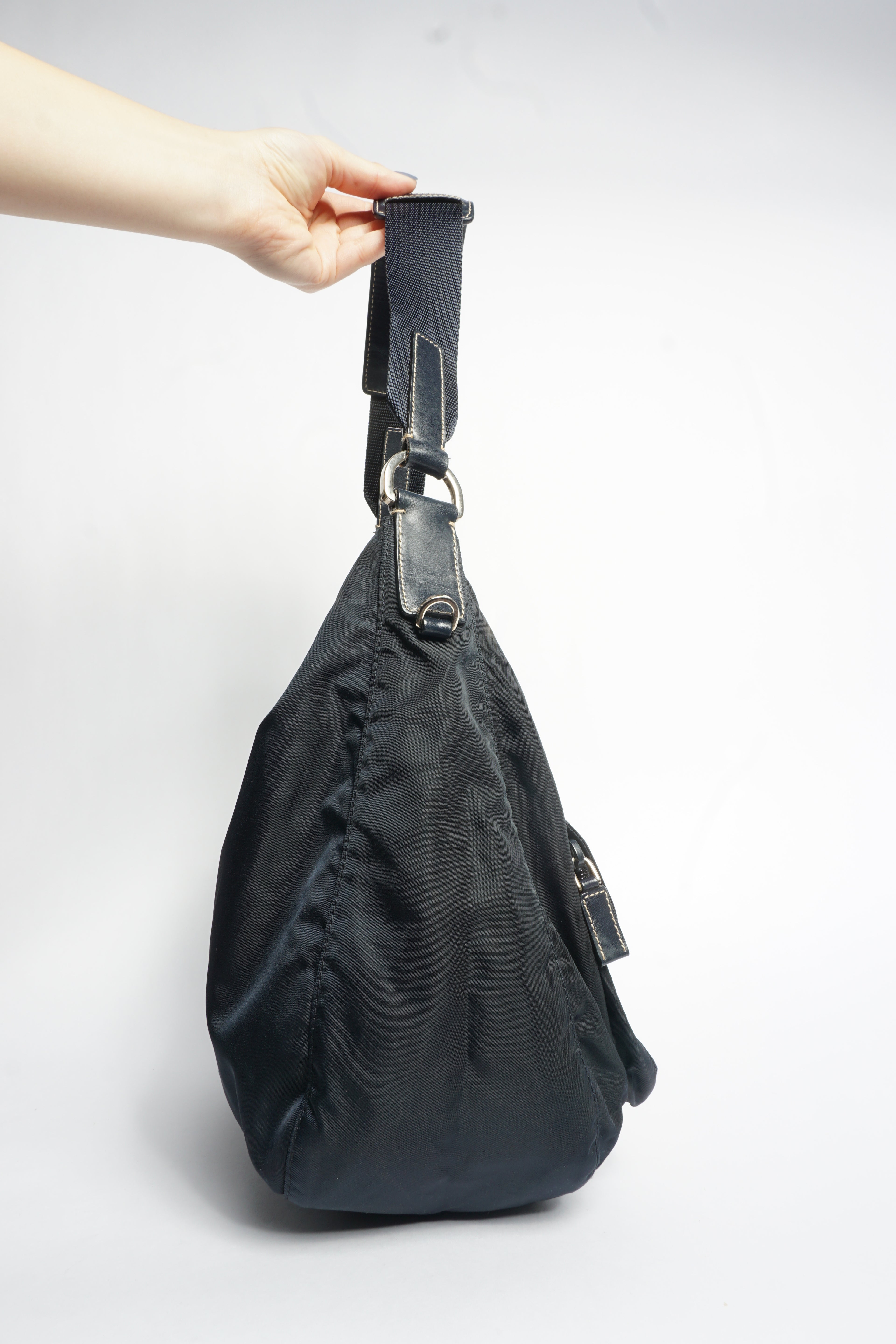 Prada Nylon Navy Shoulder Bag