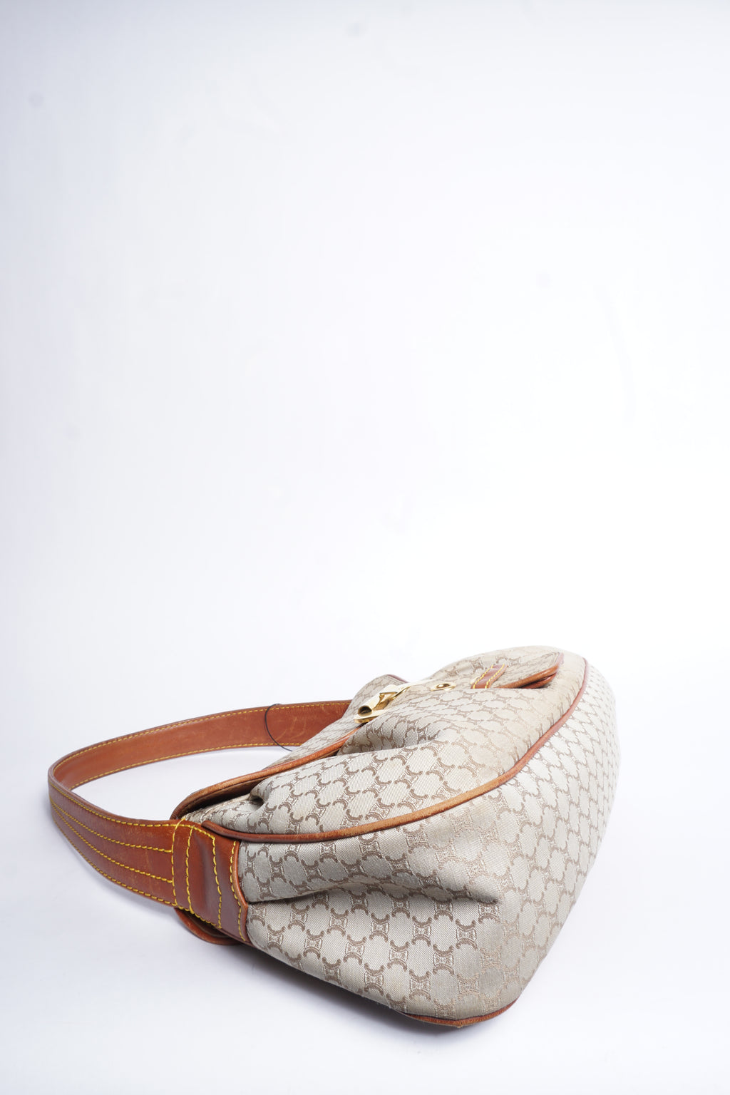 Celine Canvas Macadam Shoulder Bag