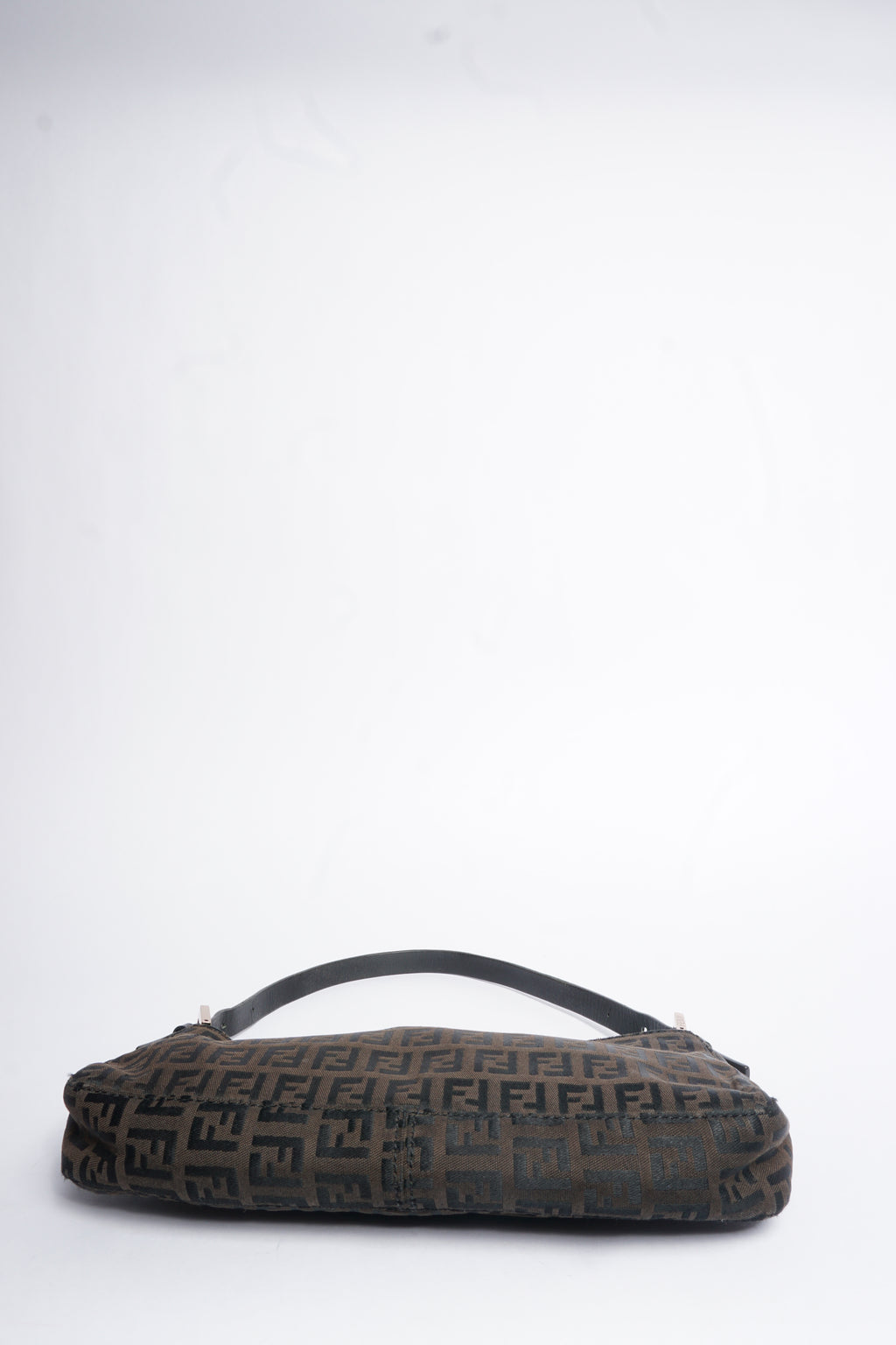 Fendi Zucca Pattern Canvas Shoulder Bag