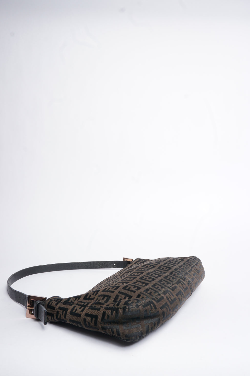 Fendi Zucca Pattern Canvas Shoulder Bag