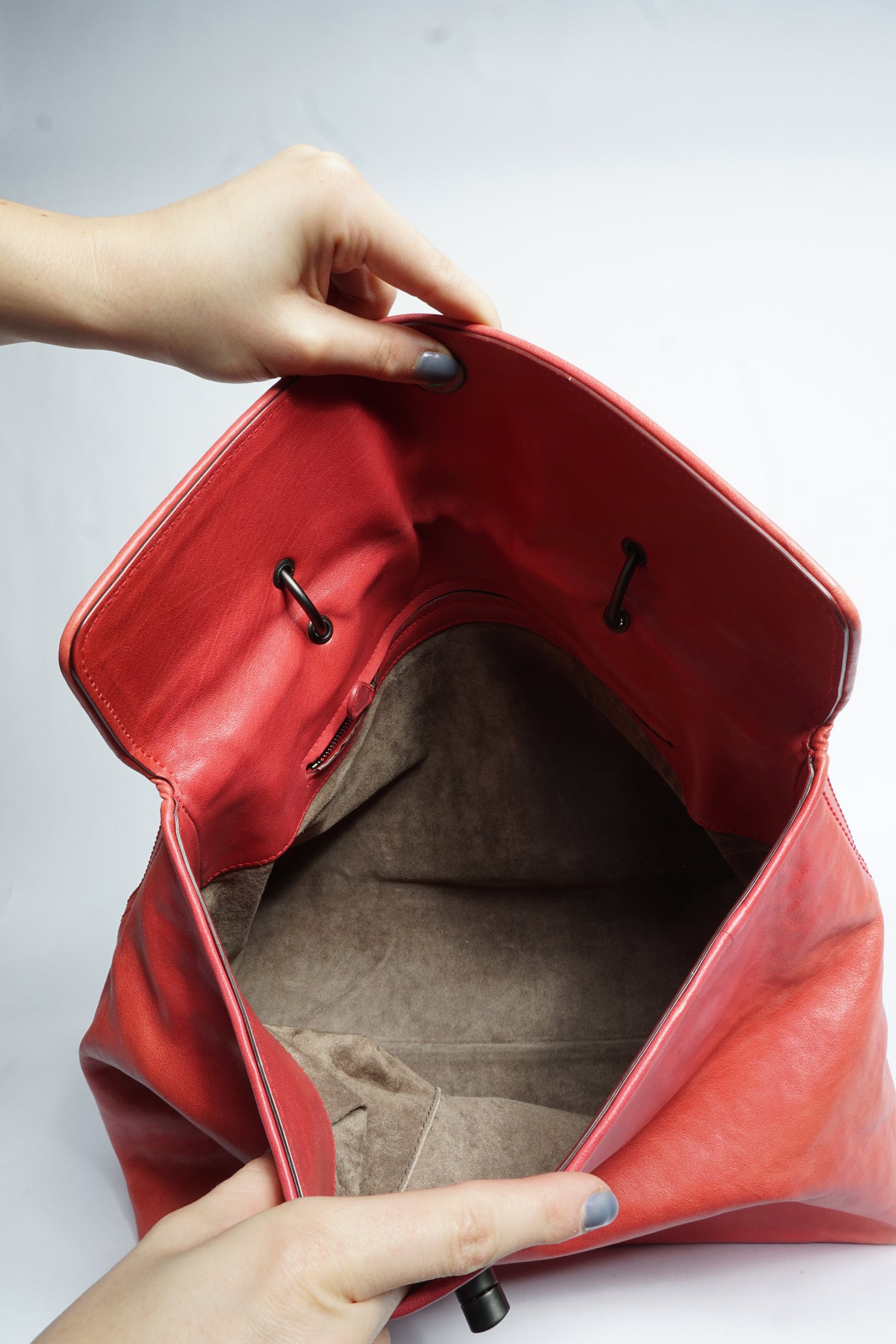 Bottega Veneta Intrecciato Pink Leather Top Handle Bag