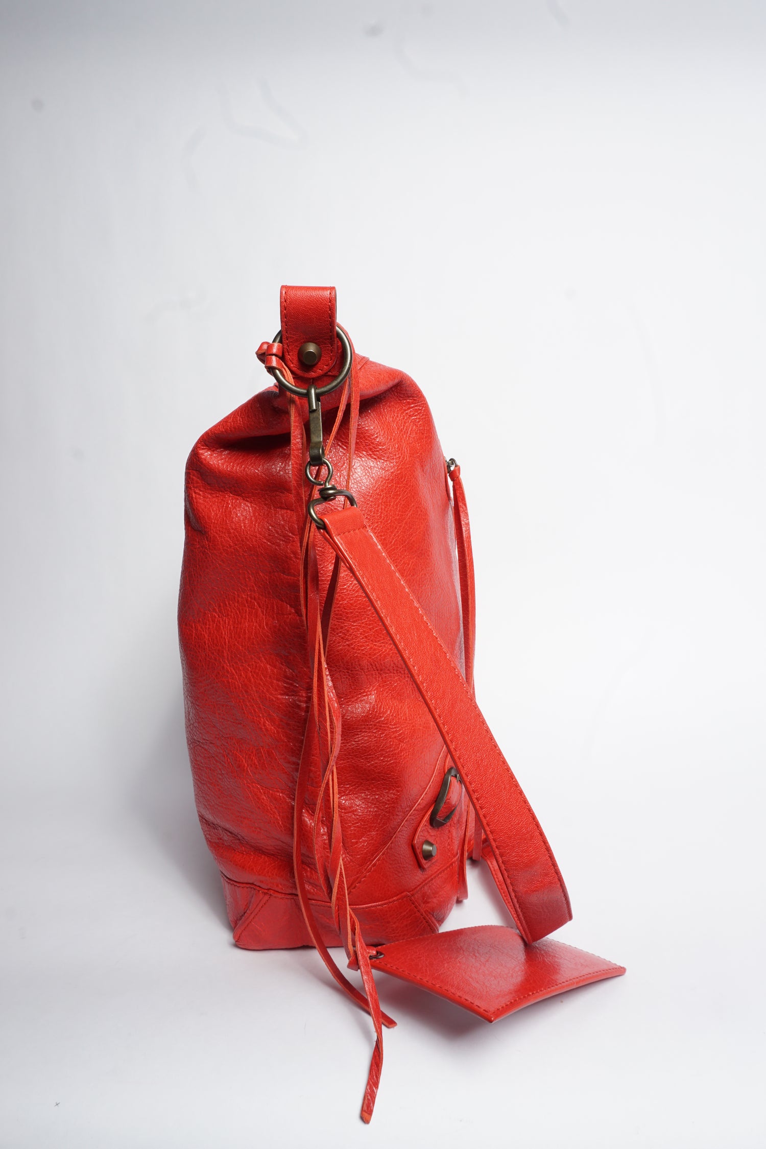 Balenciaga The Day Red Crossbody Bag