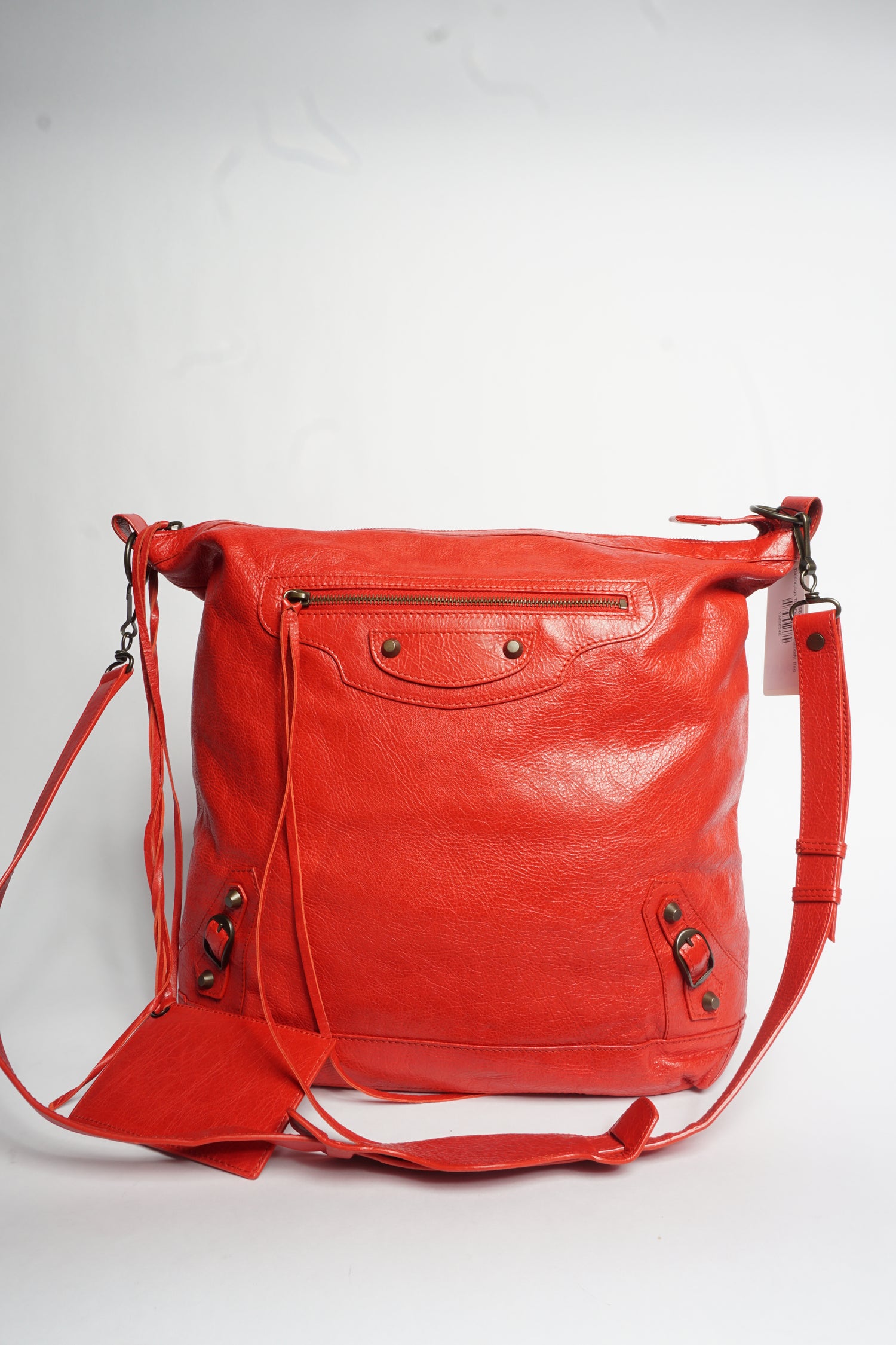 Balenciaga The Day Red Crossbody Bag
