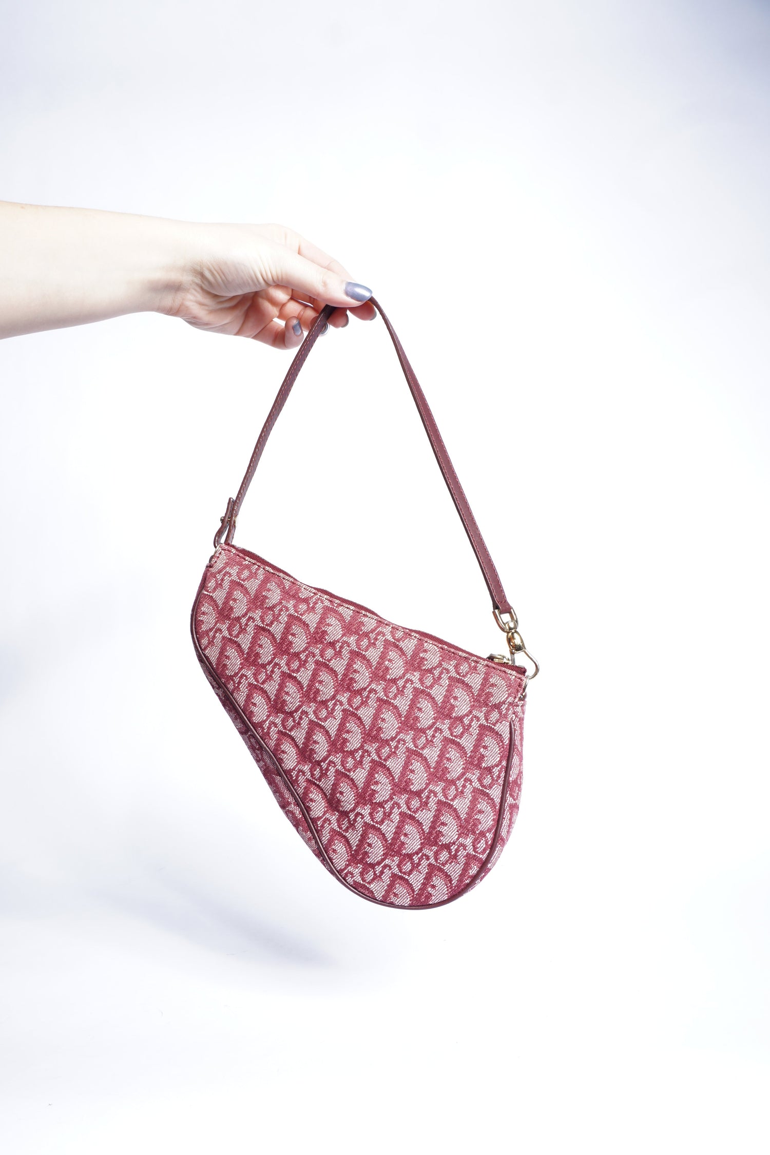 Dior Red Trotter Saddle Bag