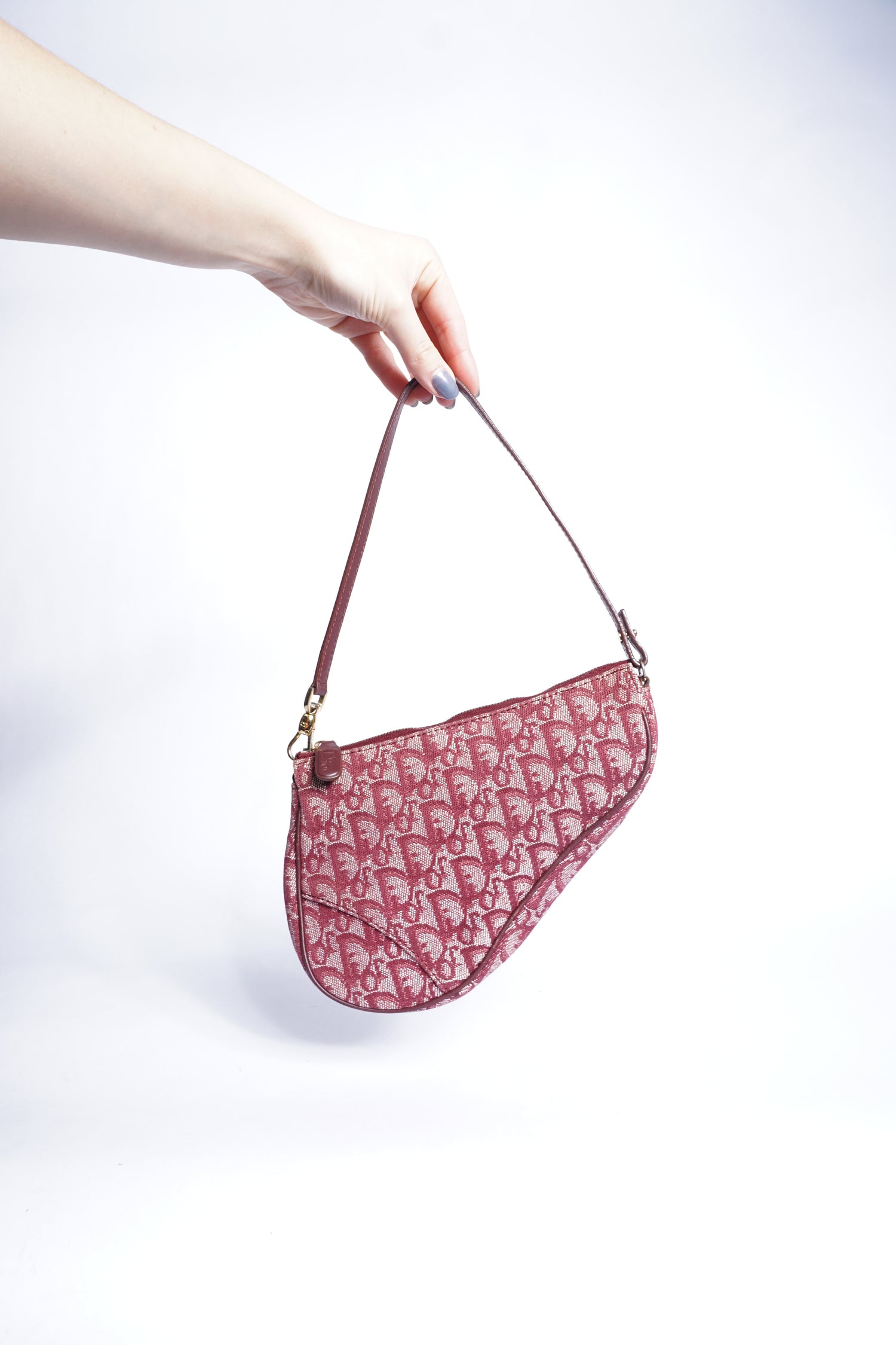 Dior Red Trotter Saddle Bag