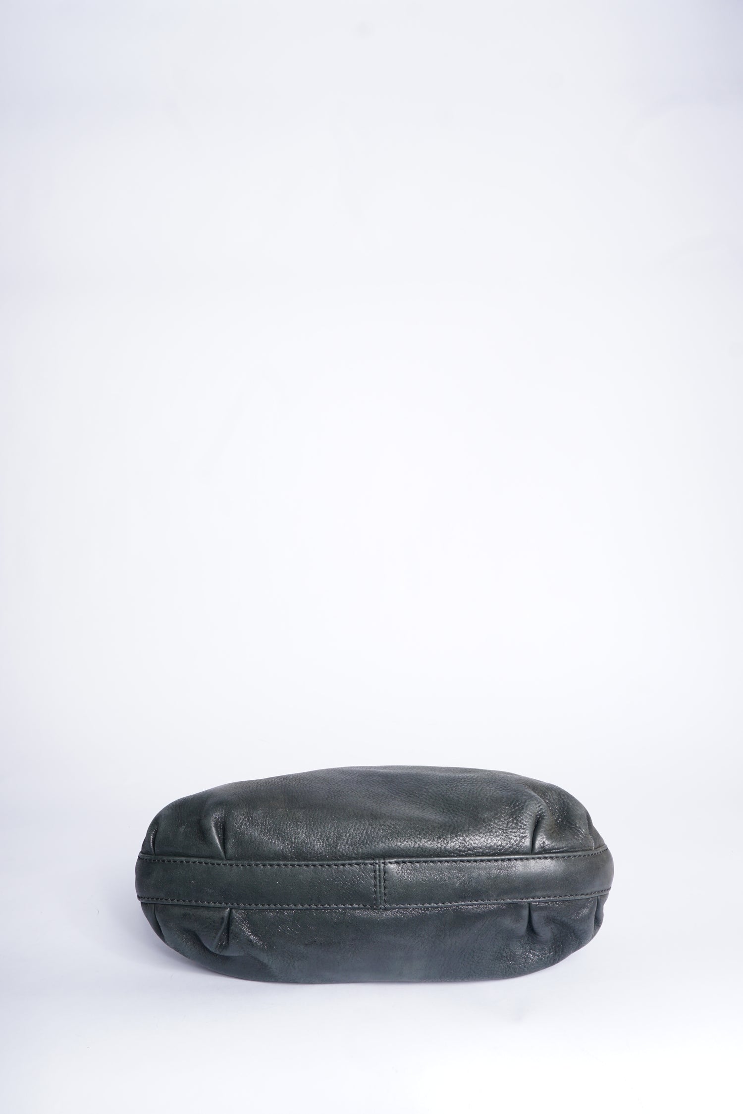 Fendi Black Leather Tote Bag with Chain Handle
