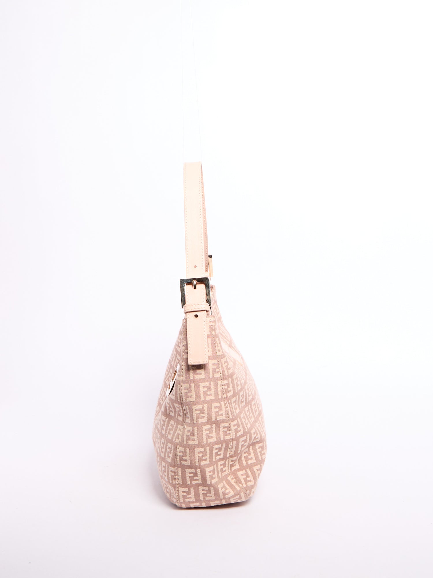 Fendi Light Pink Zucchino Shoulder Bag