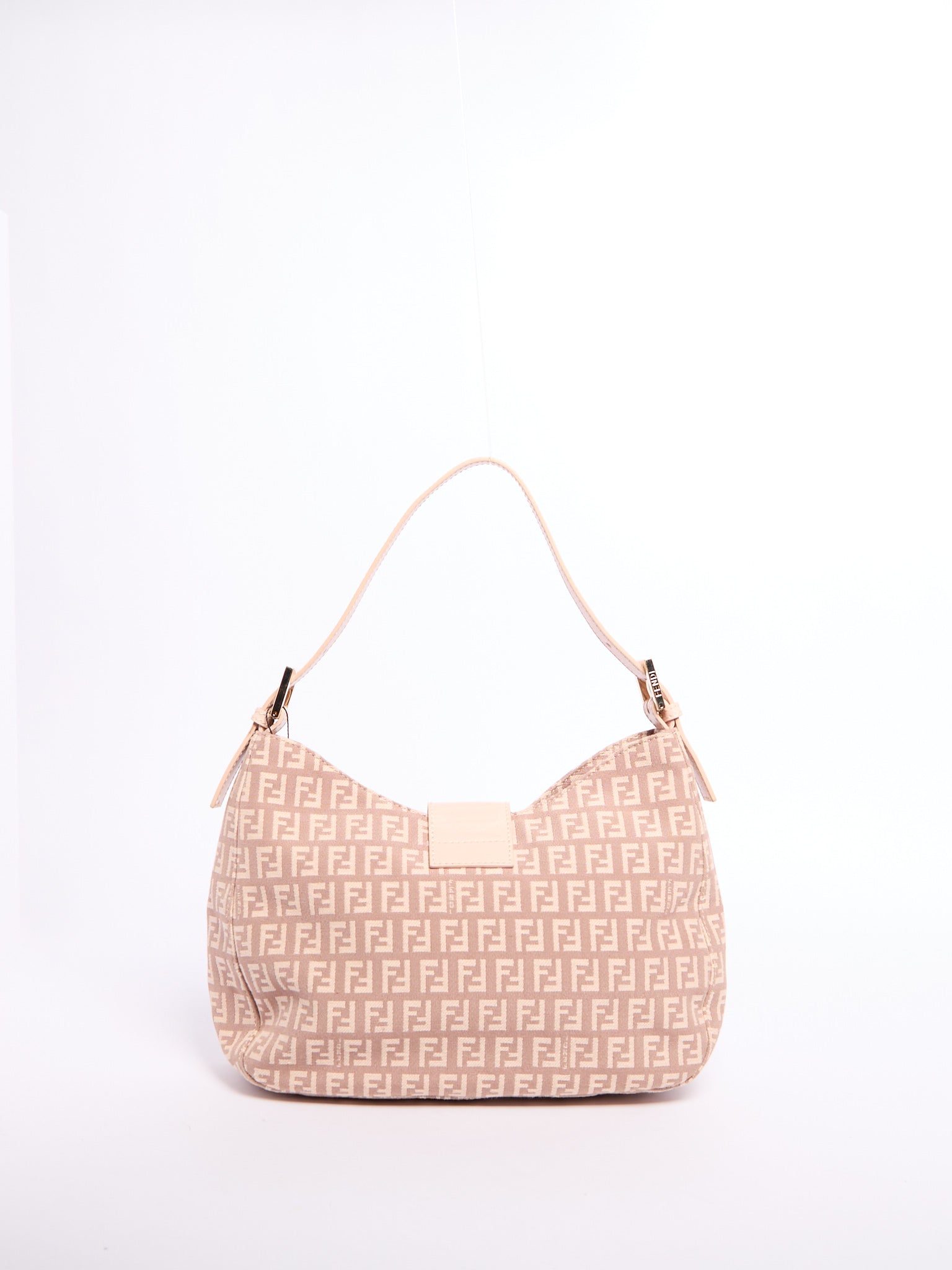 Fendi Light Pink Zucchino Shoulder Bag