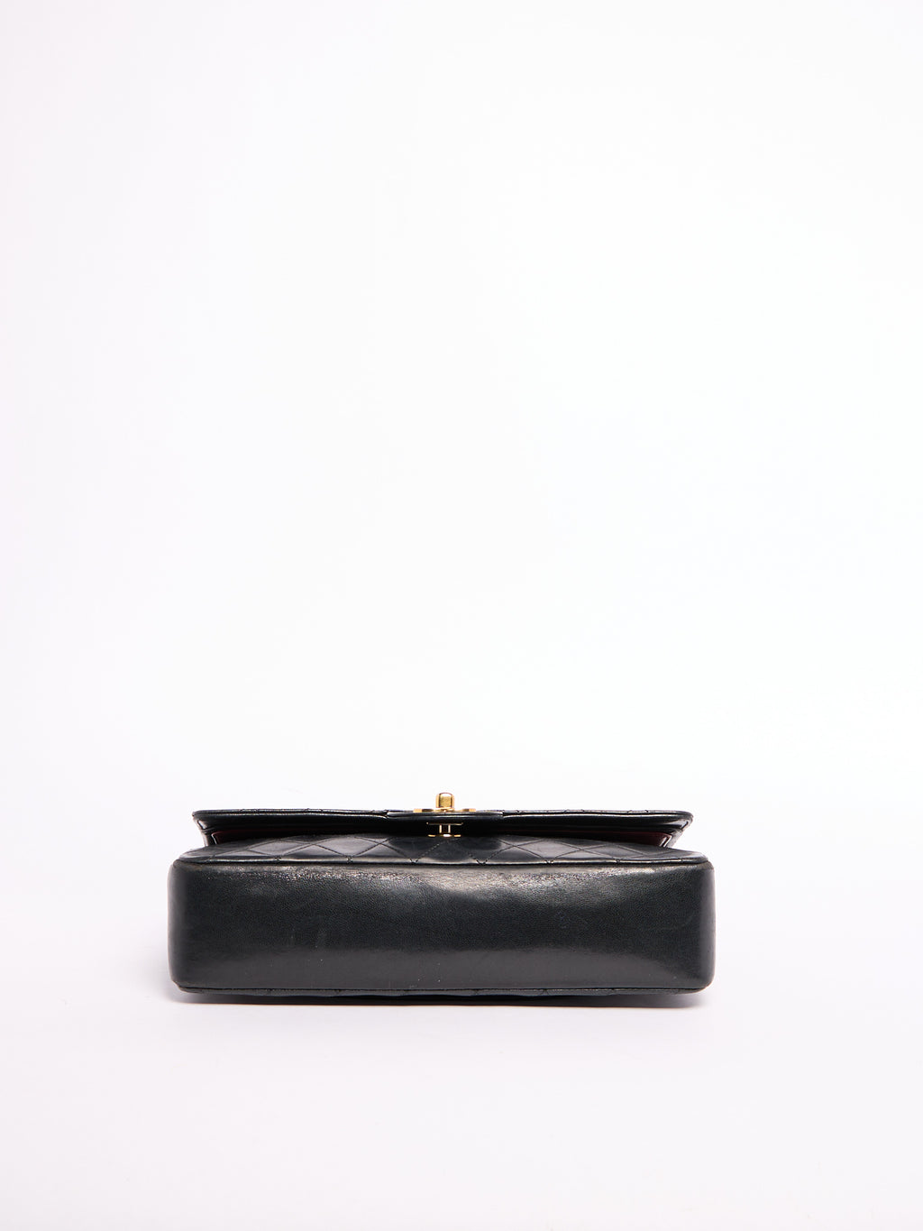 90’s Chanel Lambskin Black Classic Double Flap Bag 24K Gold Hardware