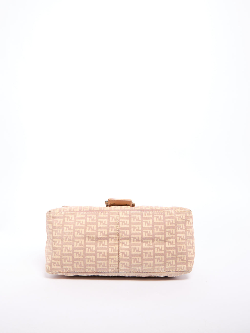 Fendi Pink Monogram Mamma Baguette Zucchino Shoulder Bag