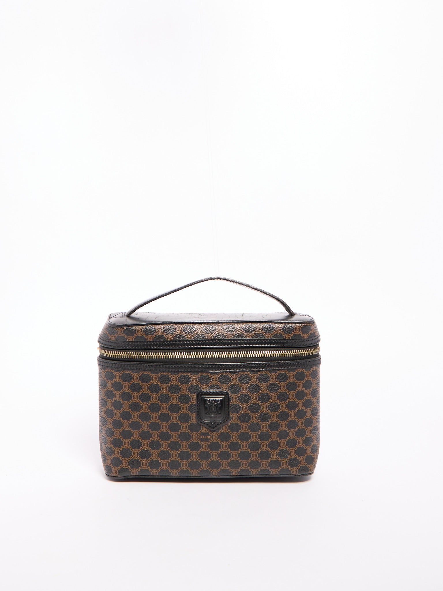 Celine Black Macadam Vanity Bag