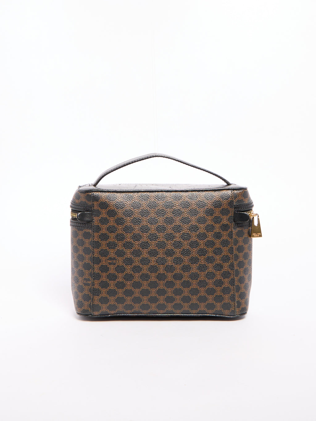 Celine Black Macadam Vanity Bag