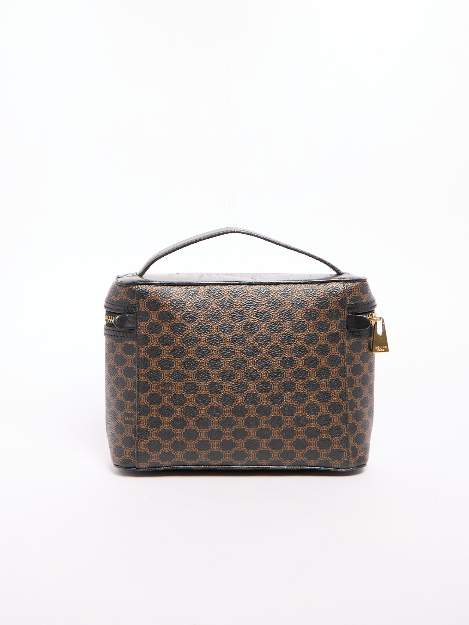 Celine Black Macadam Vanity Bag