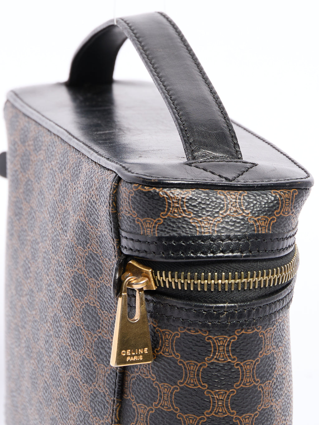 Celine Black Macadam Vanity Bag