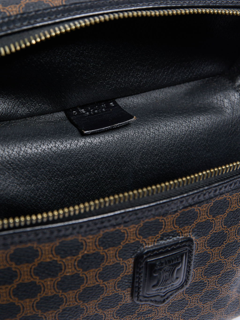 Celine Black Macadam Vanity Bag