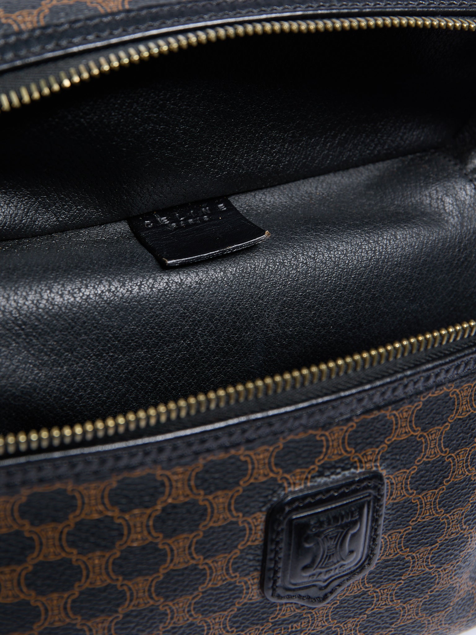 Celine Black Macadam Vanity Bag