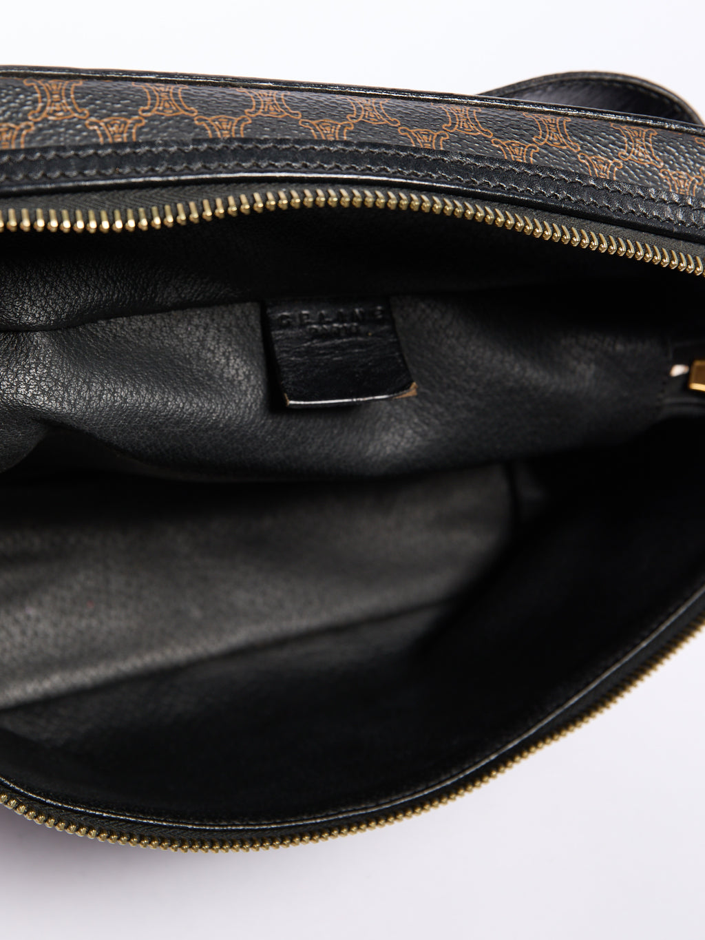 Celine Black Macadam Vanity Bag