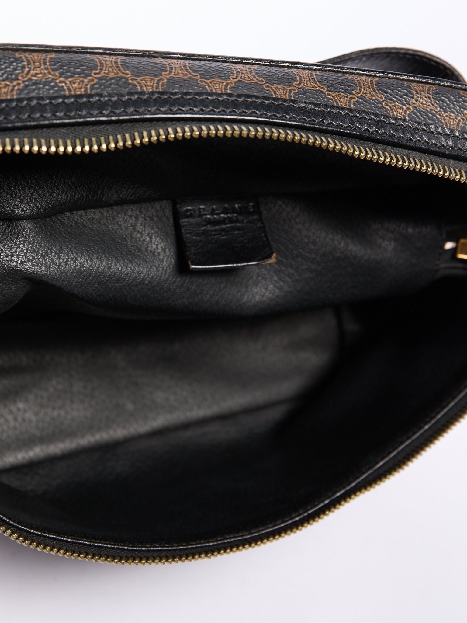Celine Black Macadam Vanity Bag