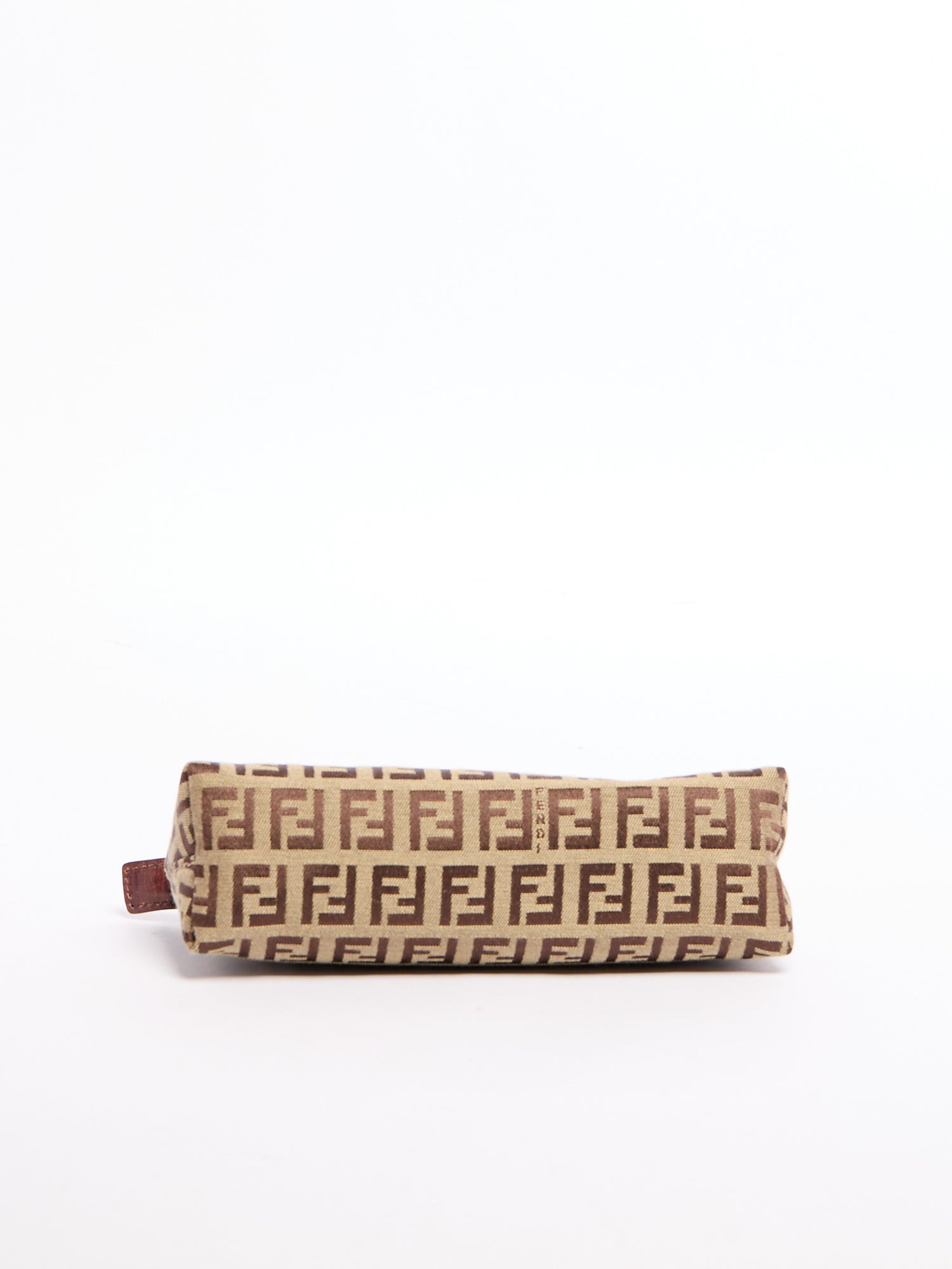 Fendi Brown/Grey Monogram Pouch