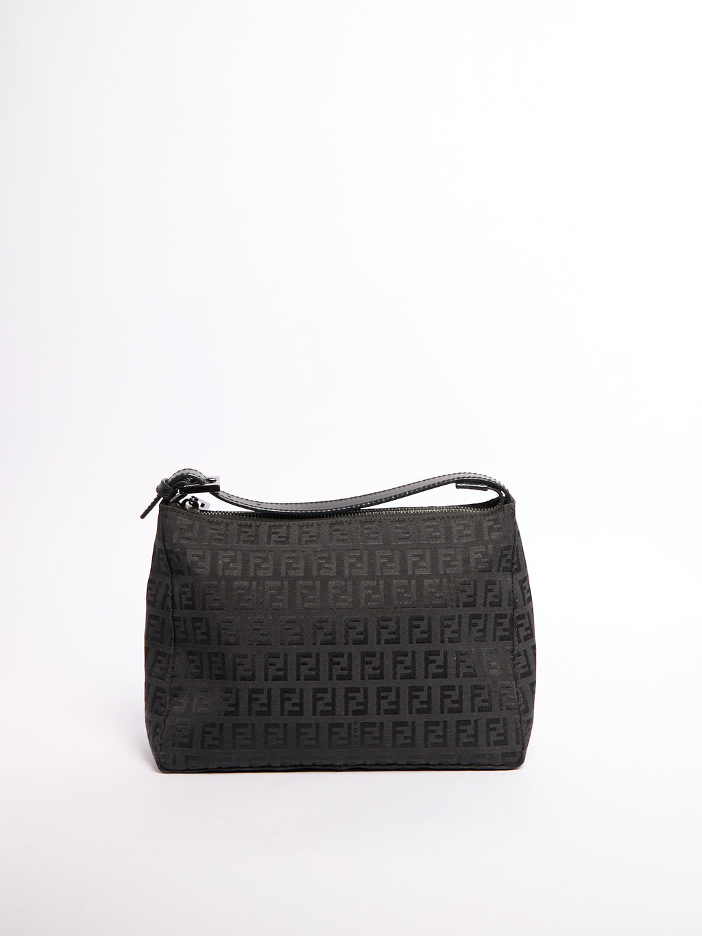 FENDI Black Zucca Purse