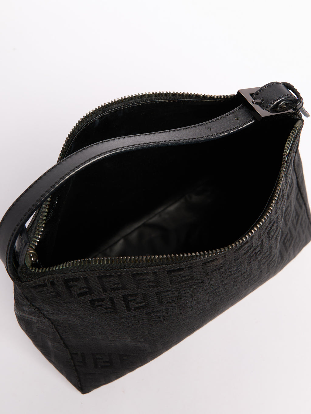 FENDI Black Zucca Purse