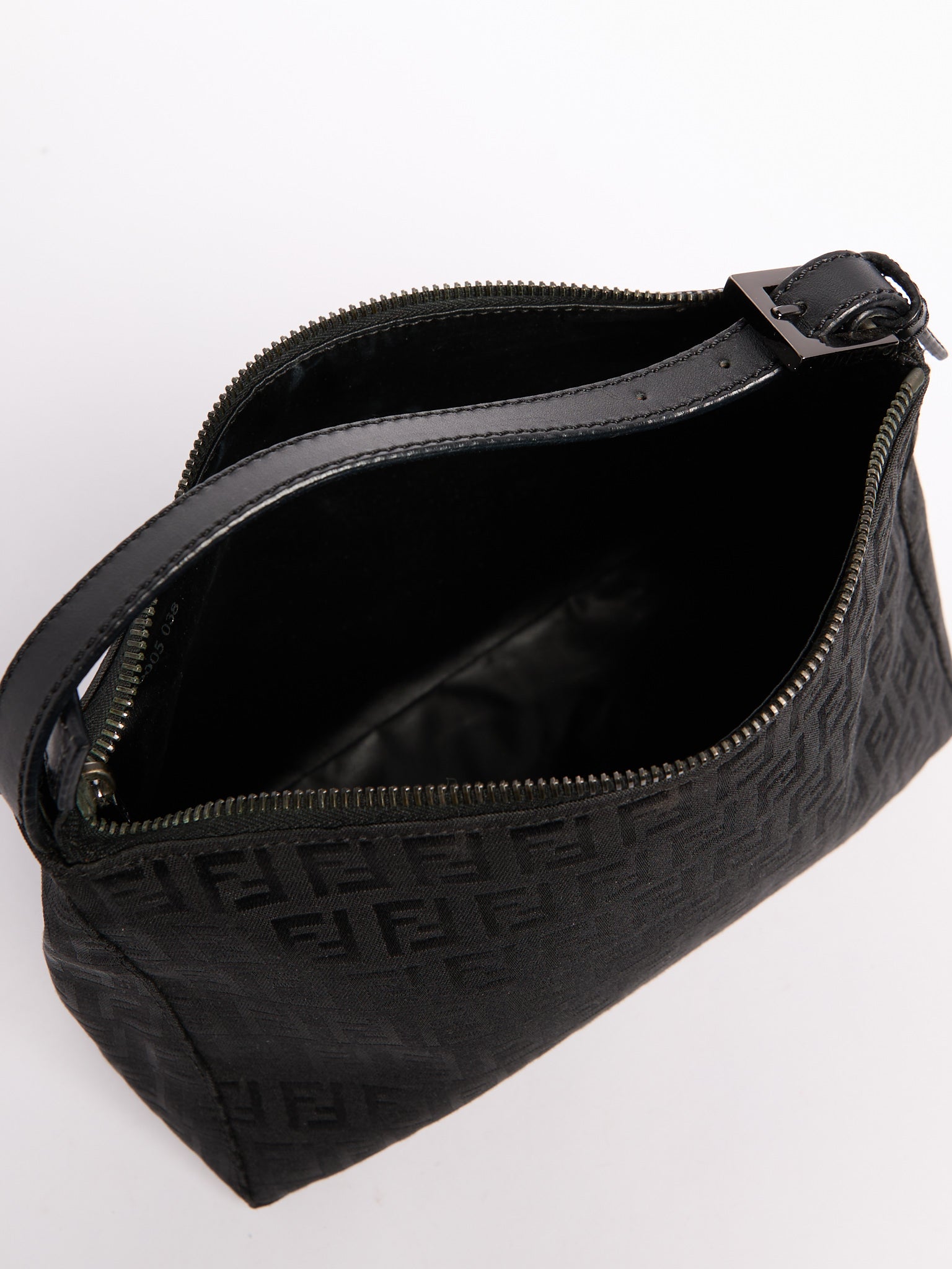 FENDI Black Zucca Purse