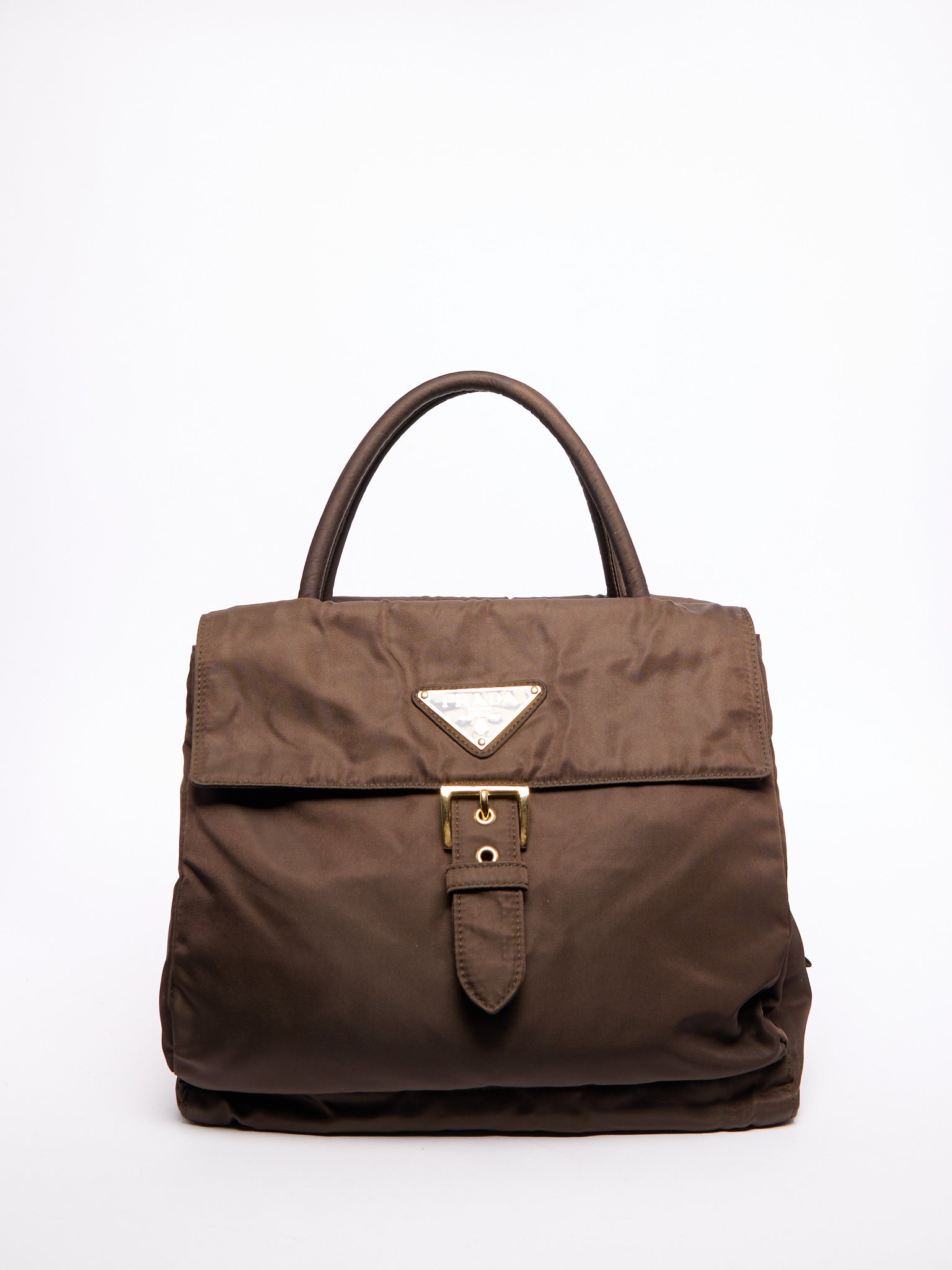 Prada Nylon Hand Bag w/ Pockets