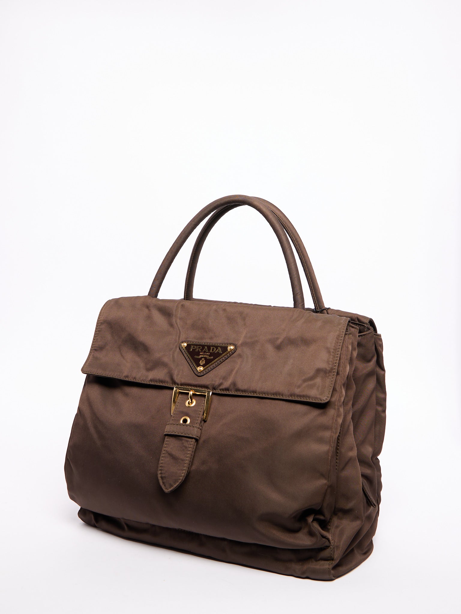 Prada Nylon Hand Bag w/ Pockets