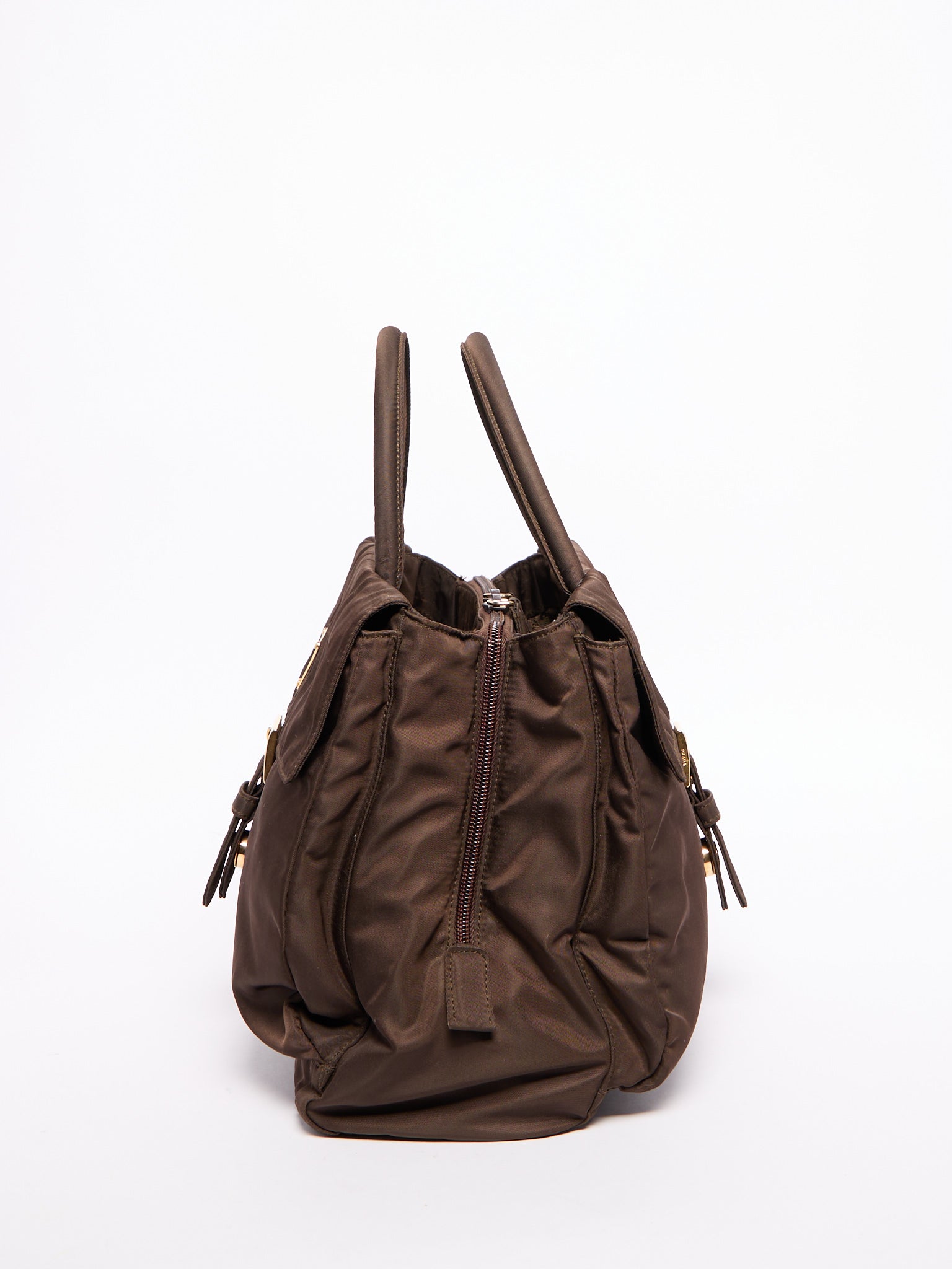 Prada Nylon Hand Bag w/ Pockets