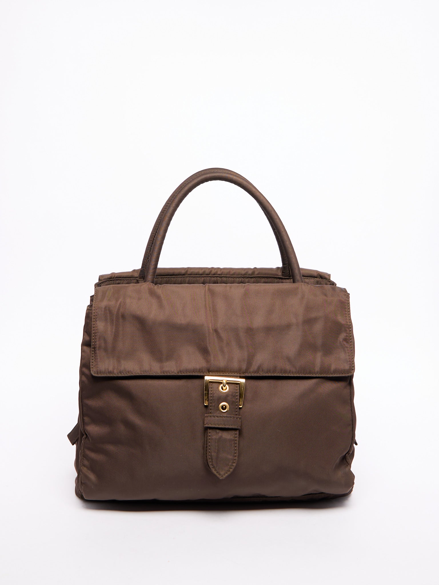 Prada Nylon Hand Bag w/ Pockets