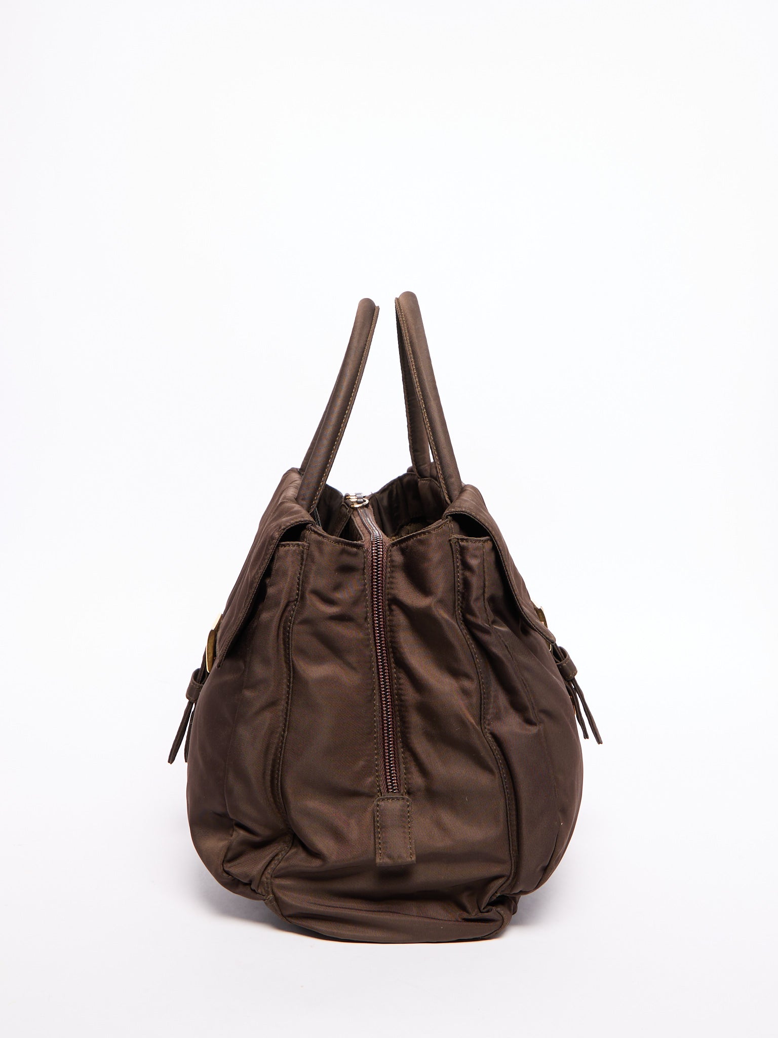 Prada Nylon Hand Bag w/ Pockets