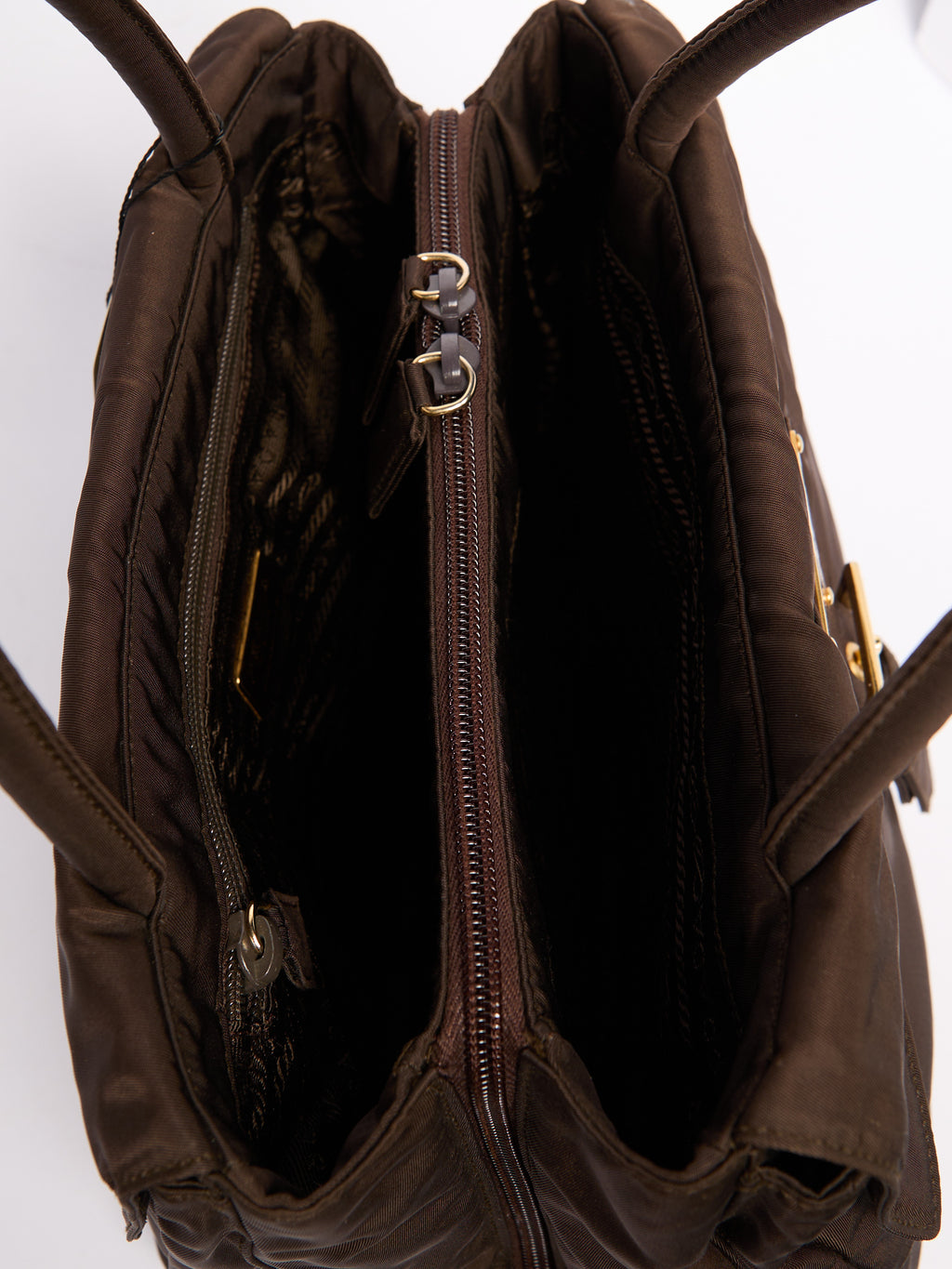 Prada Nylon Hand Bag w/ Pockets