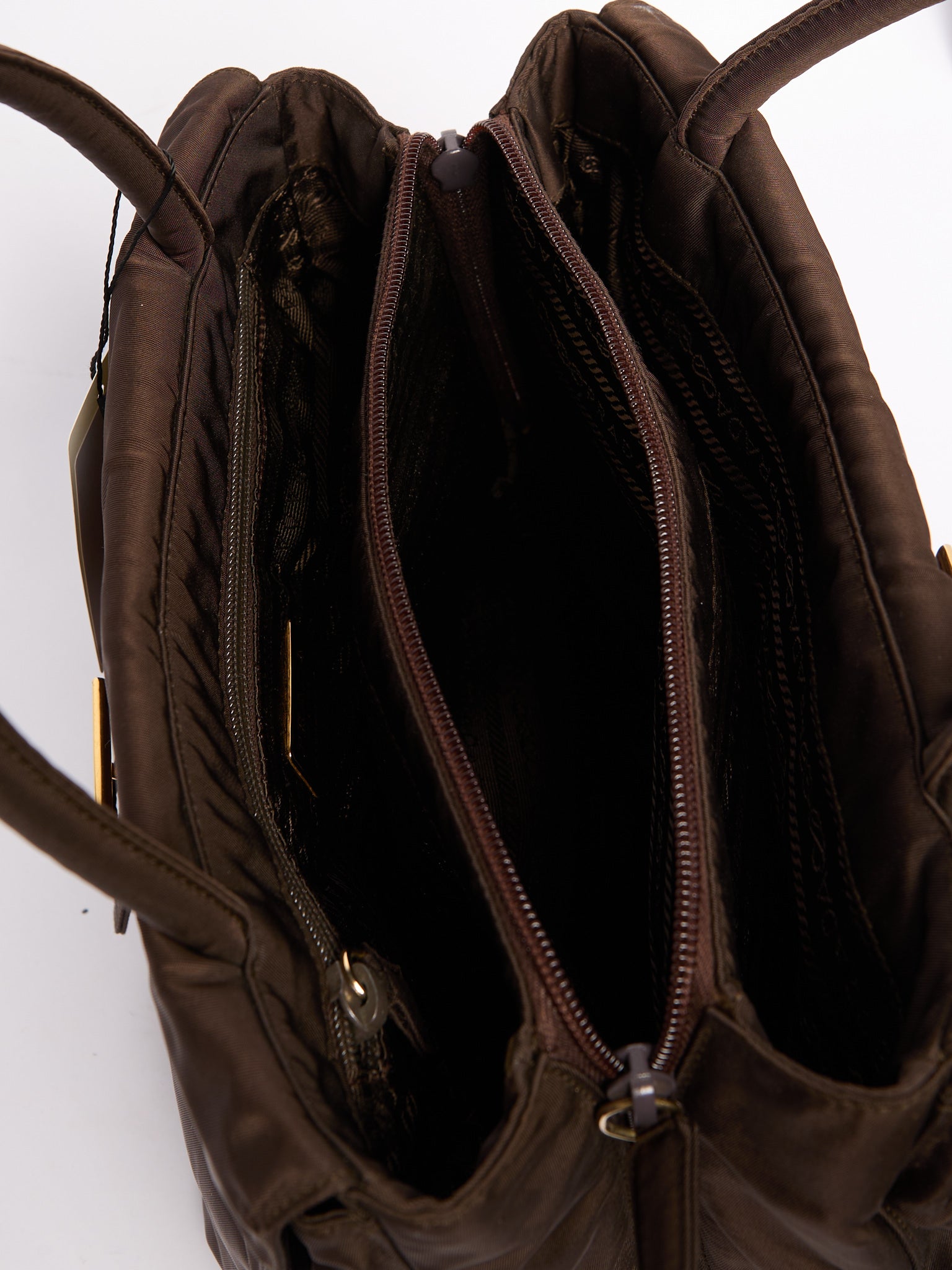 Prada Nylon Hand Bag w/ Pockets