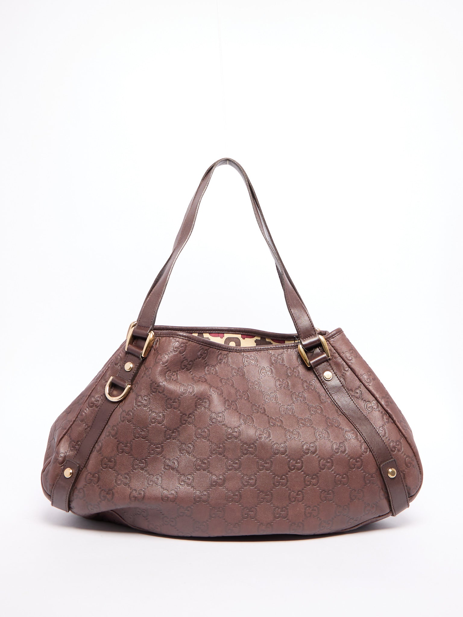 Gucci Brown Monogram Shoulder Bag