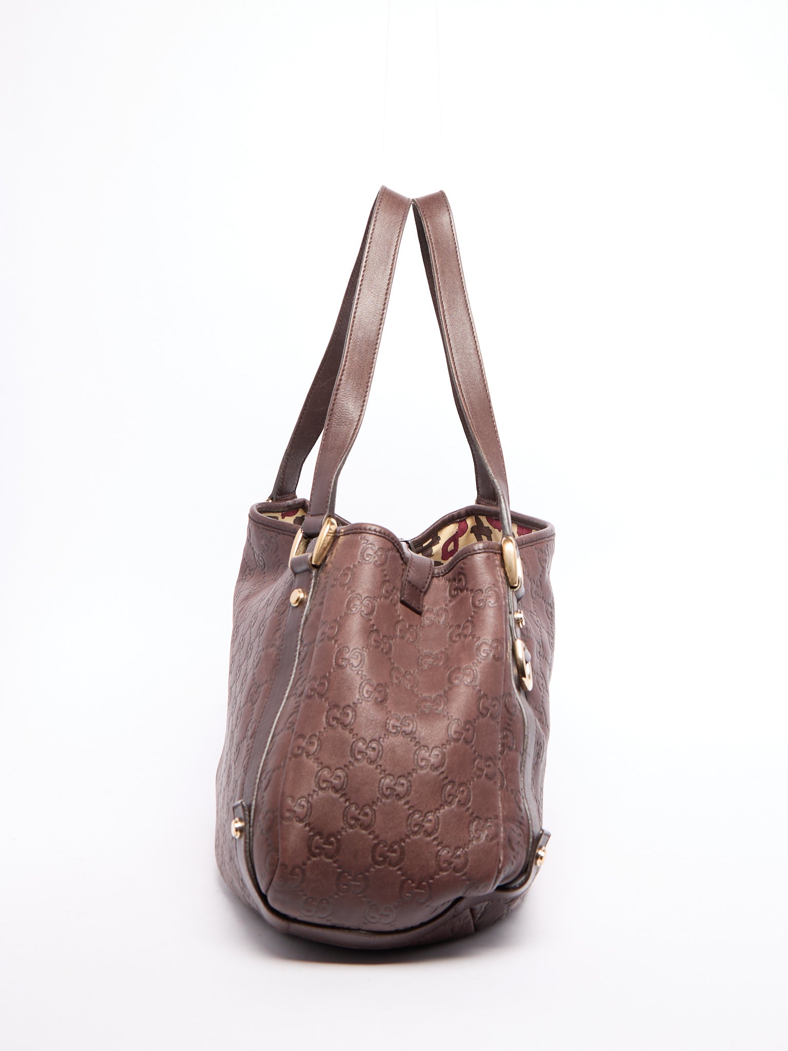 Gucci Brown Monogram Shoulder Bag
